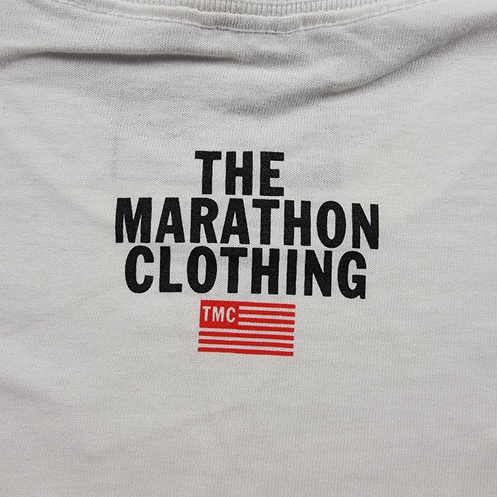 The Marathon Clothing Crenshaw Shirt Mens Small White Graphic Tee Streetwear4