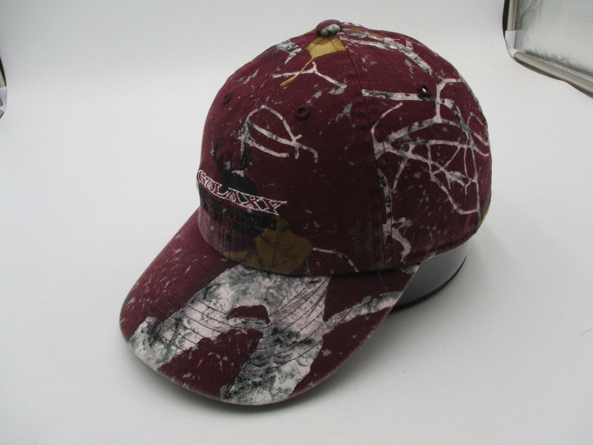 Richardson Hat Cap Strap Back Mens One Size Red Camo Galaxy Deer Buck Hunting2