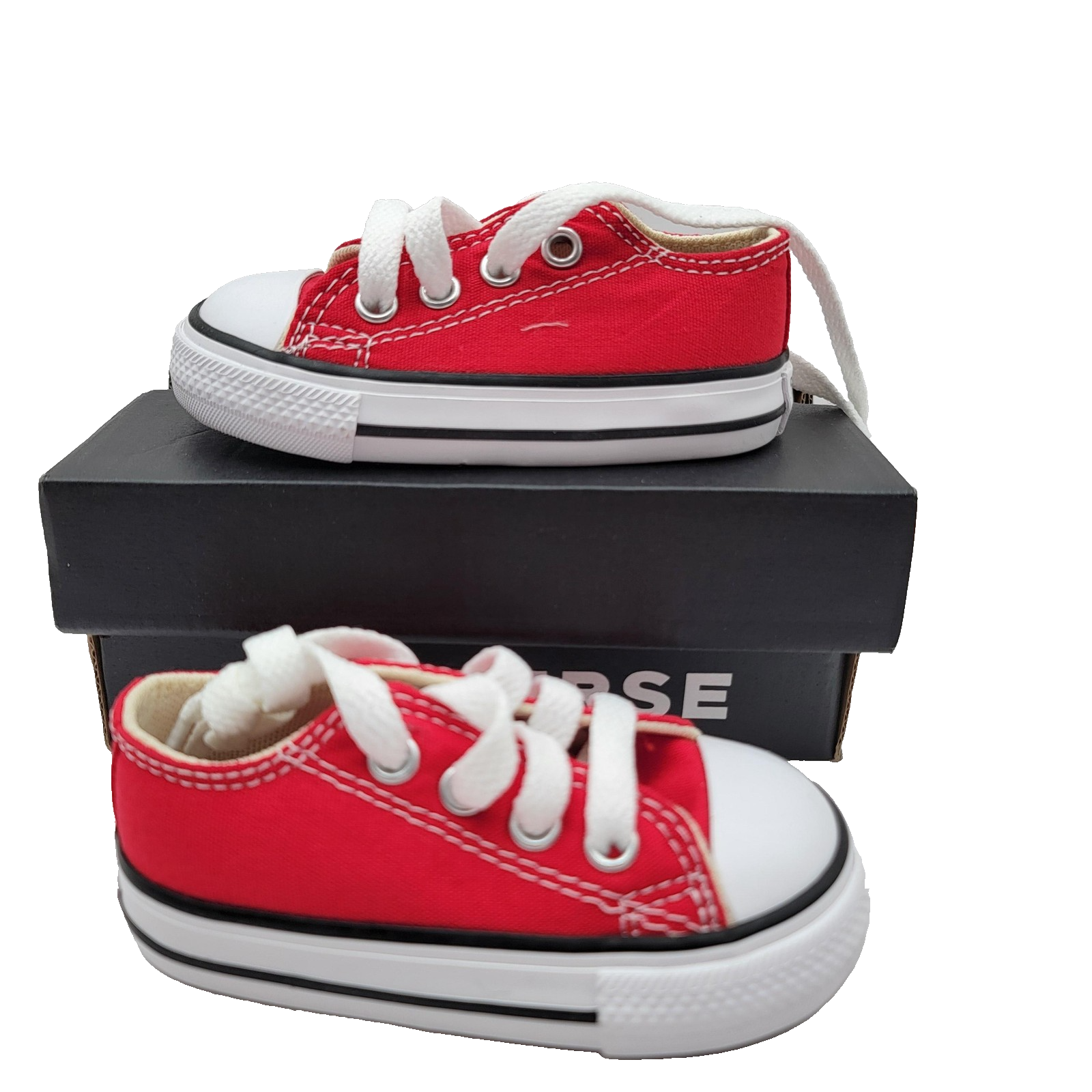 Converse Chuck Taylor All Star Shoes Infant Low Top Canvas Size 8 Sneakers0
