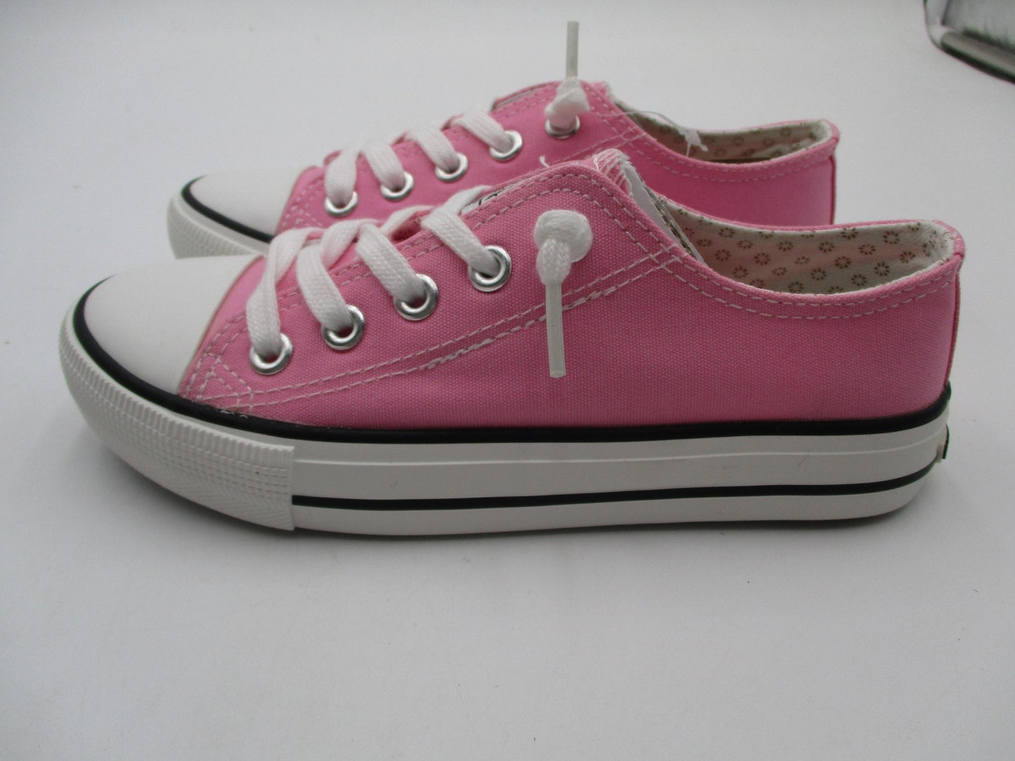 Weestep Originals Shoes Kids Size 13 Pink Canvas Low Top Lace Up Sneakers3