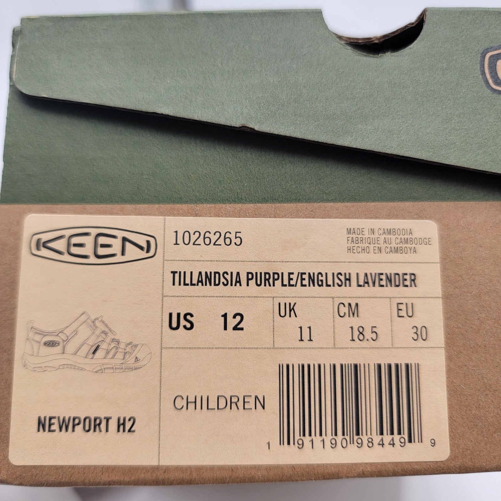KEEN Newport H2 Shoes Youth Size 12 Waterproof Sandals6