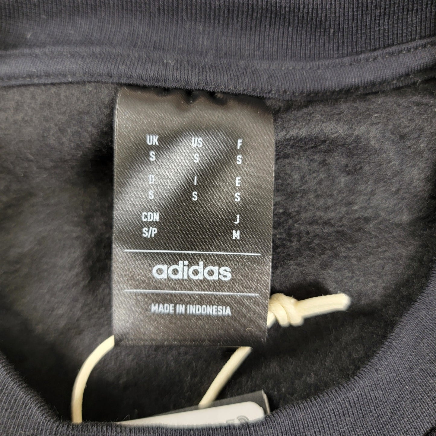 Adidas Mens Feelcozy Sweatshirt Black Sz S GV5295 (857-859)3