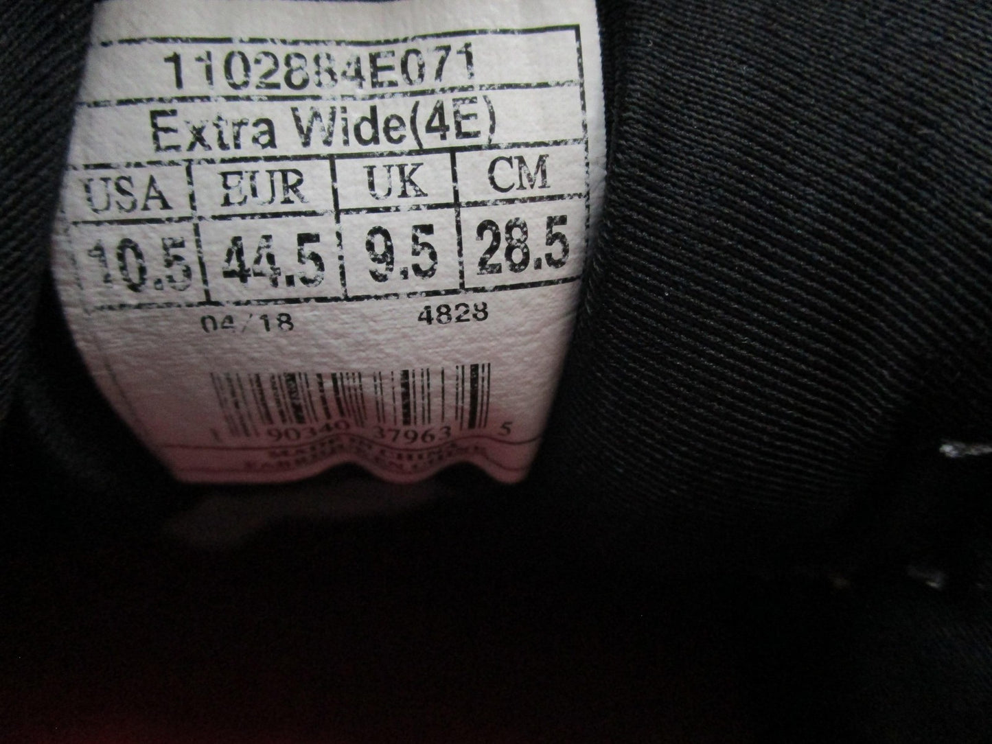 Brooks Ghost 11 Shoes Mens Size 10.5 Black Extra Wide 4E Running Sneakers16
