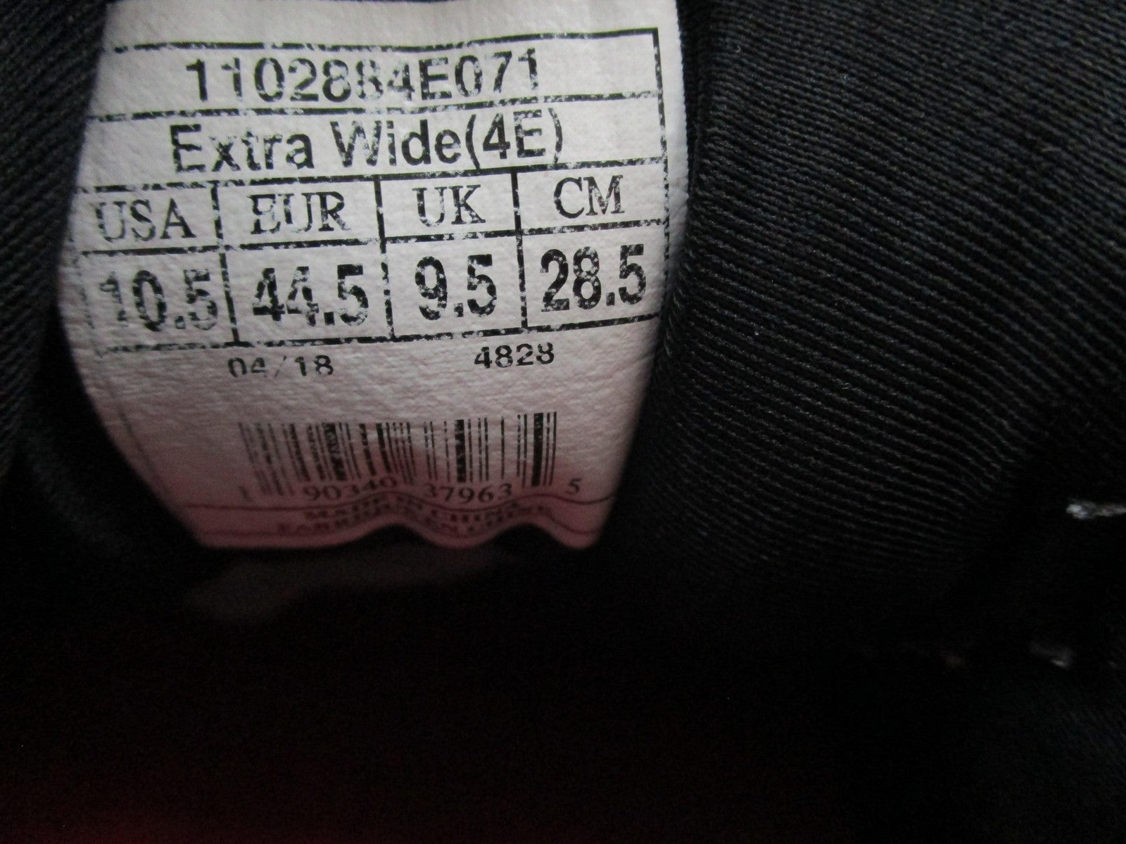 Brooks Ghost 11 Shoes Mens Size 10.5 Black Extra Wide 4E Running Sneakers16