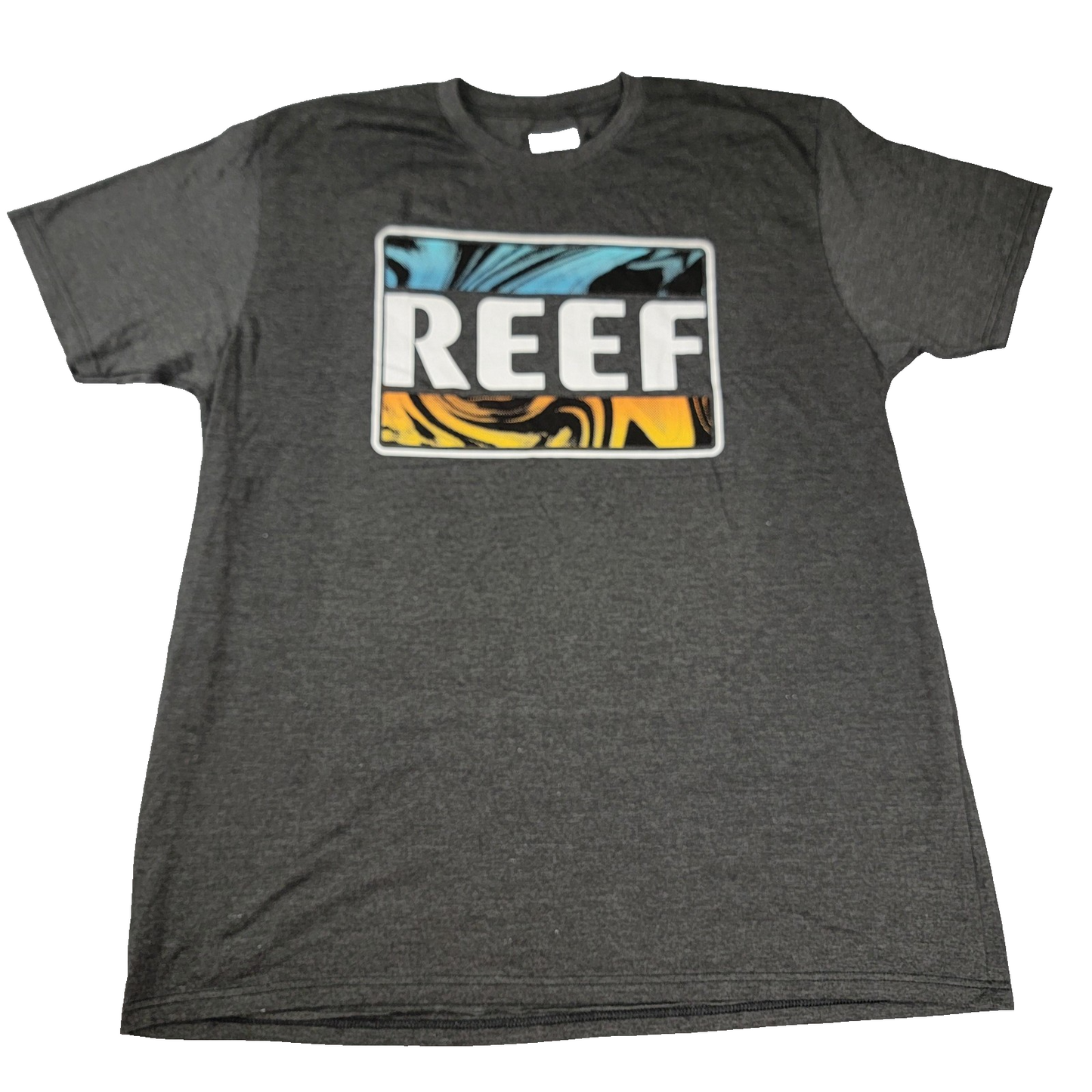 2 Pk Bundle Reef Shirt + Video Games are Calling Mens 2XL Gray Skate Surf