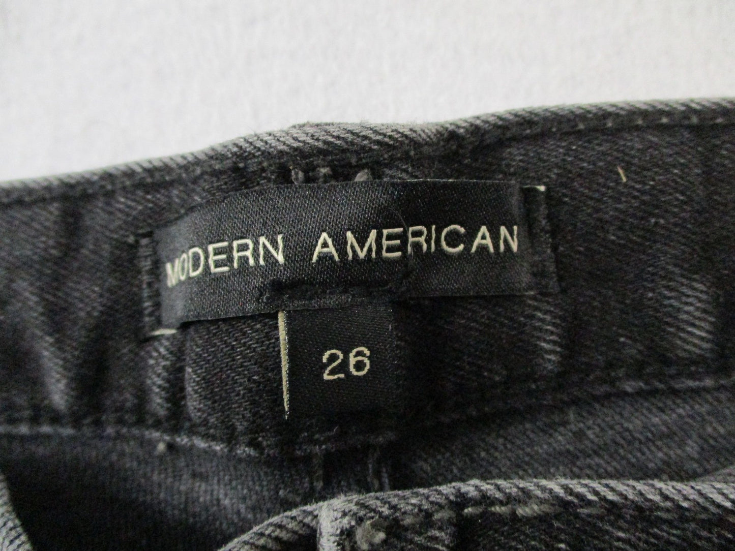 Modern American Rodeo Drive Jeans Womens 26 Black Straight Leg Salem Boston 14762