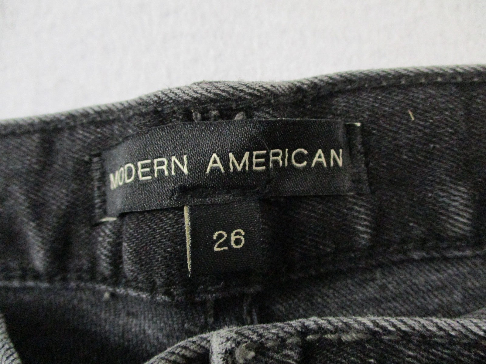 Modern American Rodeo Drive Jeans Womens 26 Black Straight Leg Salem Boston 14762