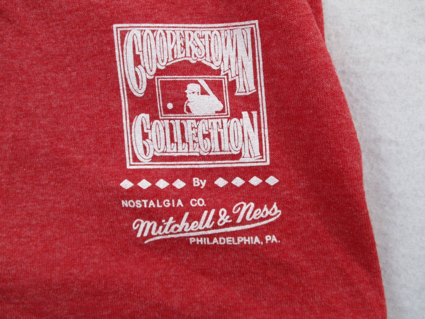 Boston Red Sox Shirt Mens Medium Red MLB Baseball Mitchell & Ness Tee 1385882