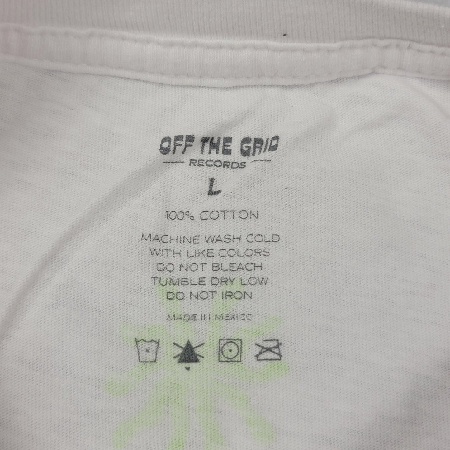 Off The Grid Records 'What A Life' Women's White Graphic Tee