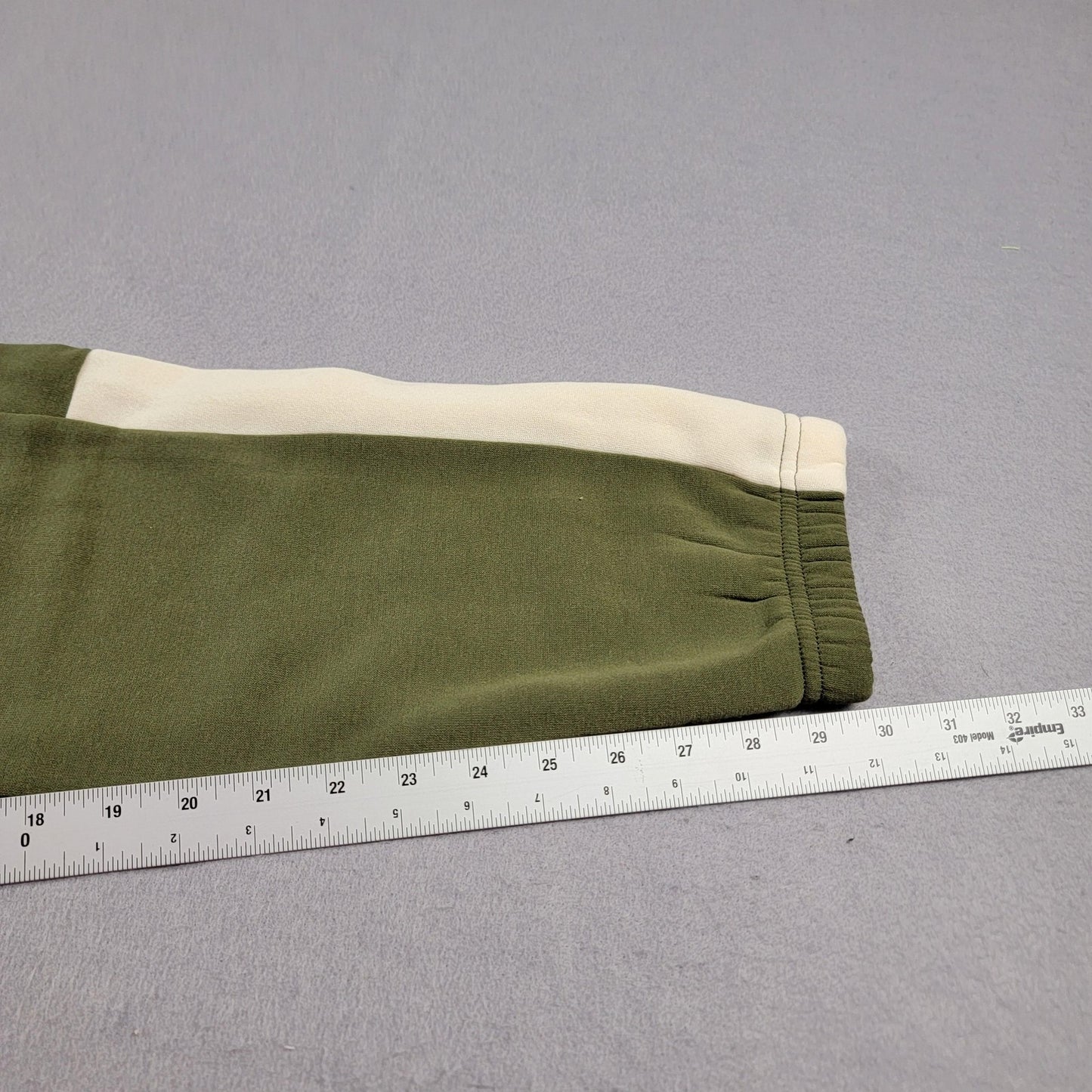 Parish Nation Pants Mens Medium Olive Green Joggers Fleece Side Stripe