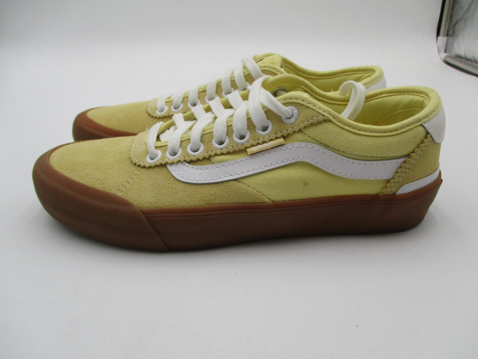 Vans Chima Ferguson Pro Shoes Mens Size 6.5 Yellow Canvas Gum Skate Sneakers5