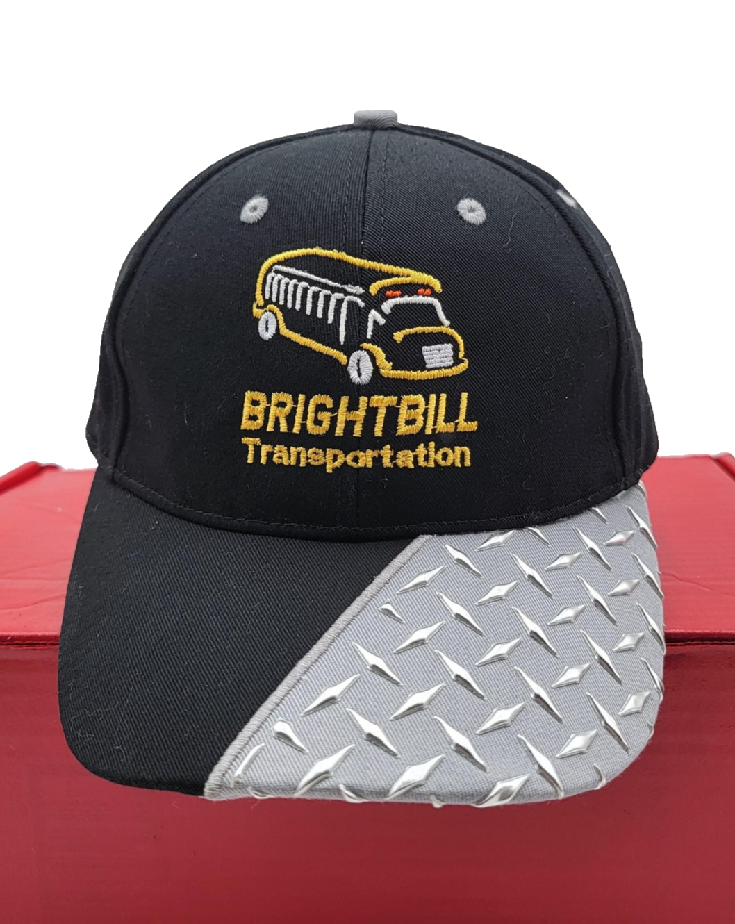Brightbill Transportation Hat Cap Strap Back Embroidered School Bus Mens Driver0