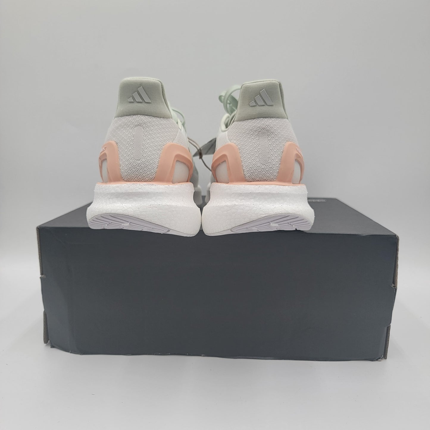 Wmns Adidas PureBoost 5 Sz 9 Running Linen Green Coral JH6451 NIB3
