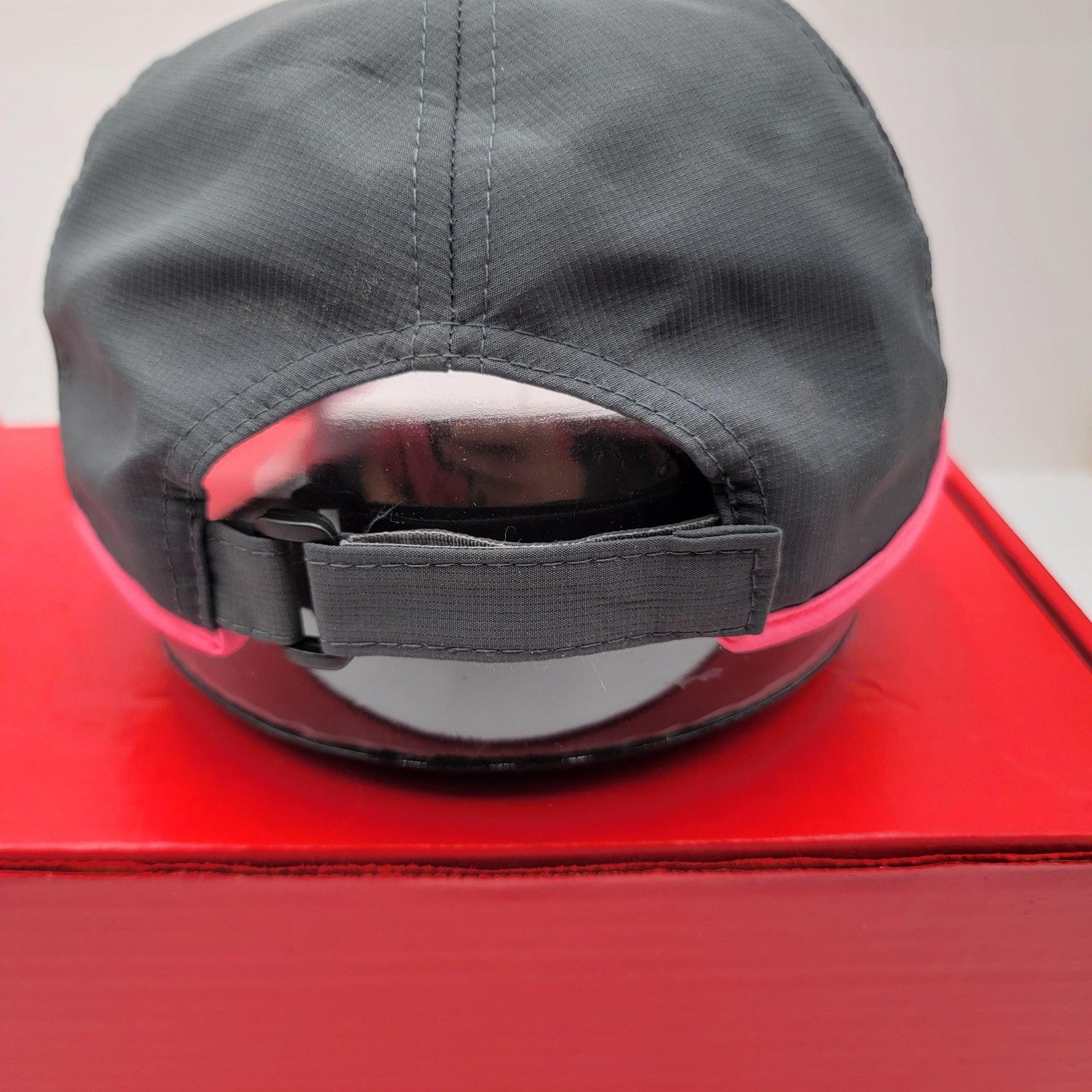 Hershey's Hat Cap Strap Back Gray Pink Embroidered Logo One Size Mens Womens3