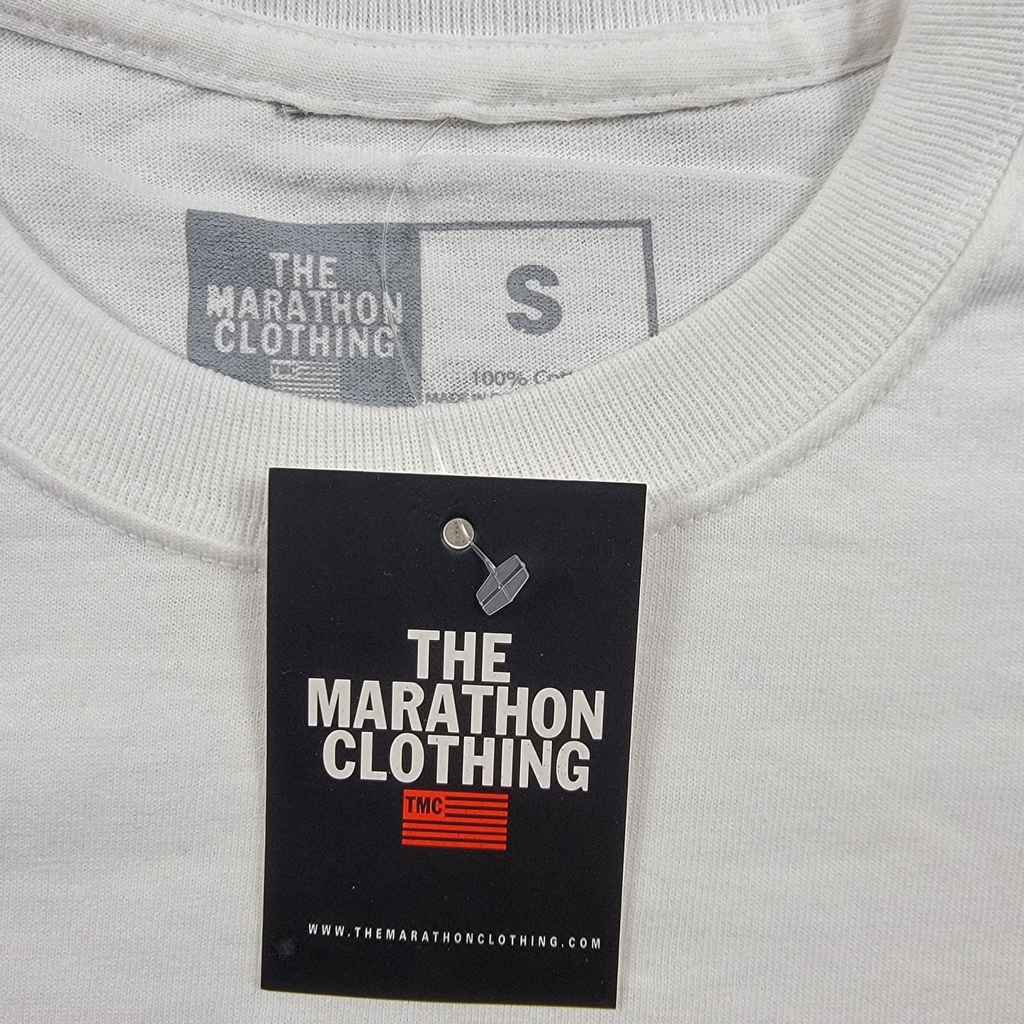 The Marathon Clothing Crenshaw Shirt Mens Small White Graphic Tee Streetwear2