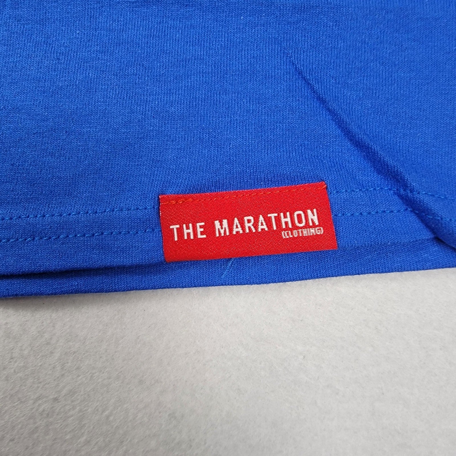 The Marathon Clothing Crenshaw Shirt Mens Small Blue TMC Graphic Tee Crewneck5