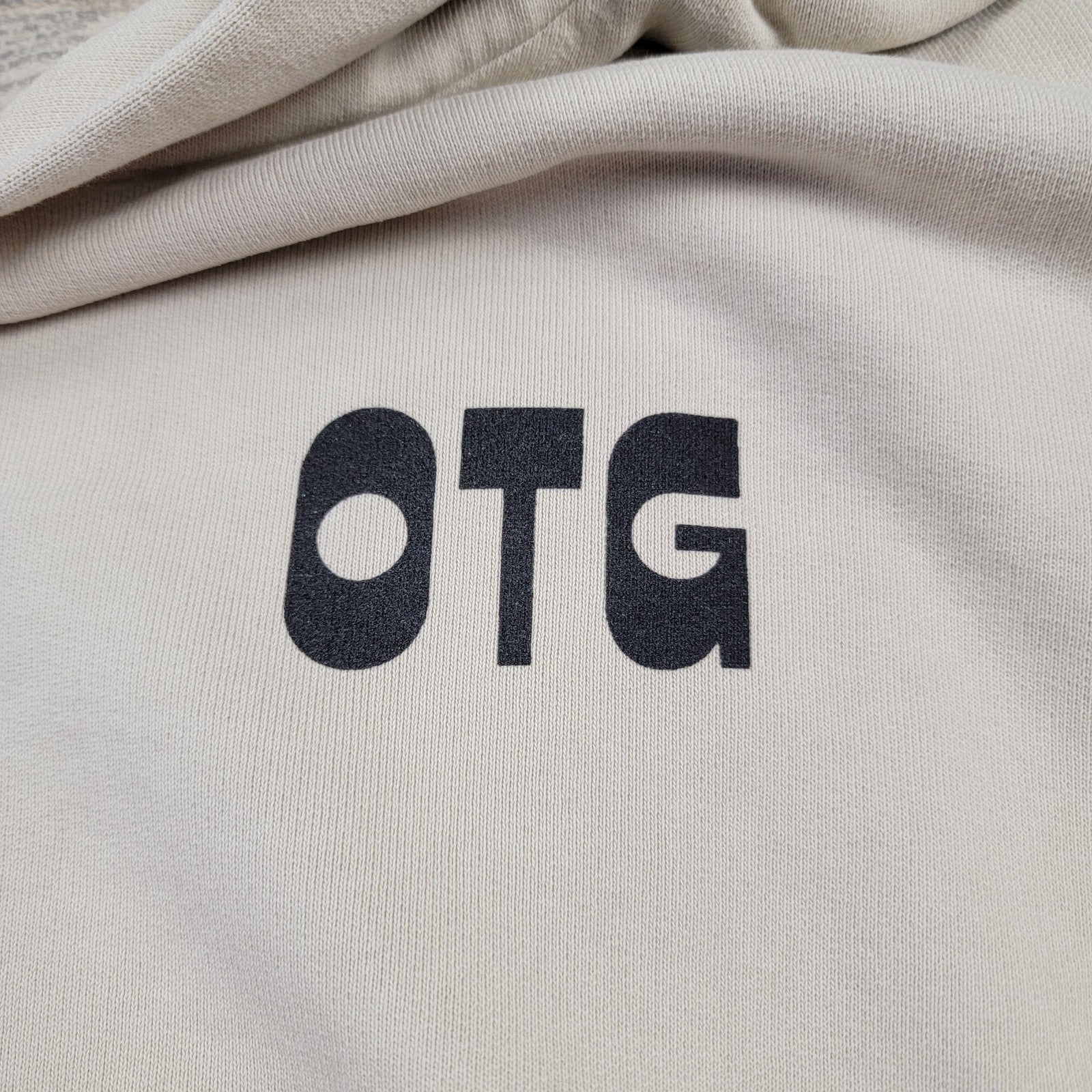 Off The Grid Records Hoodie Mens Large Pullover Mountain Graphic OTG New