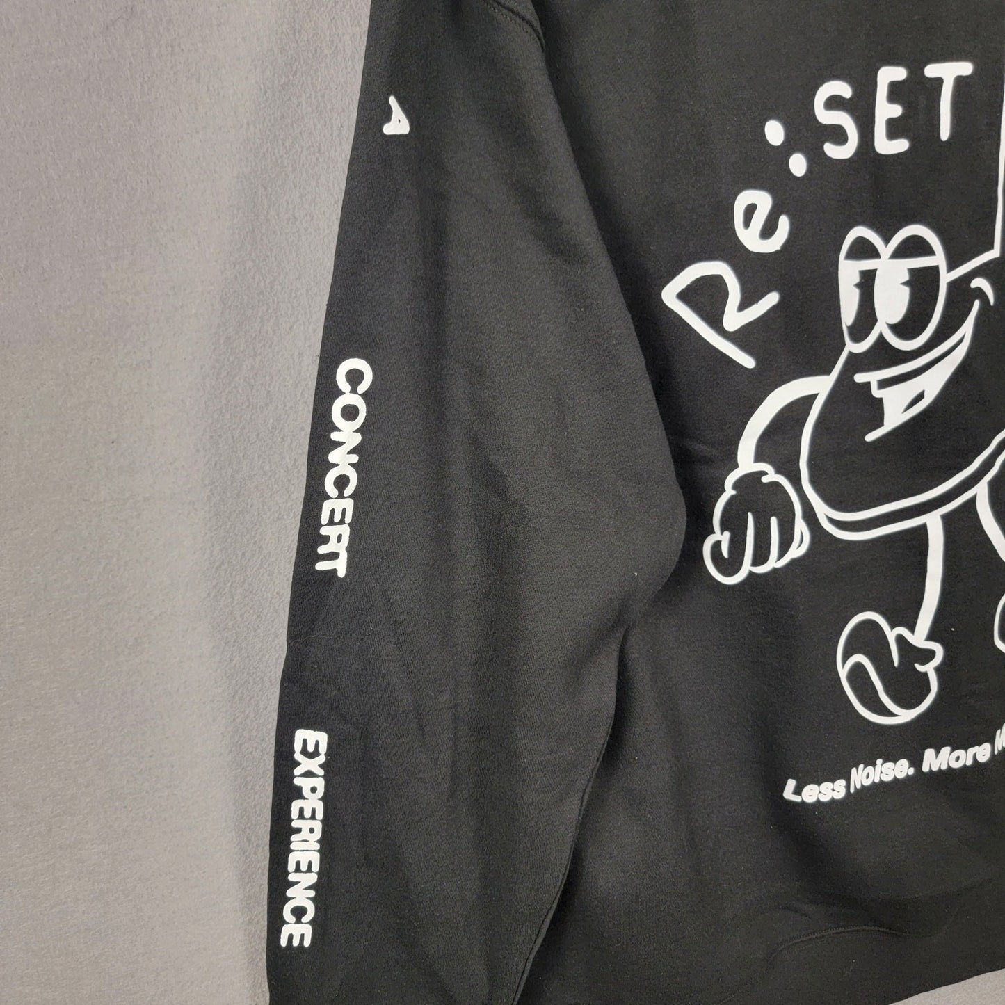 Re:Set Music Festival Black Pullover Hoodie - Size L