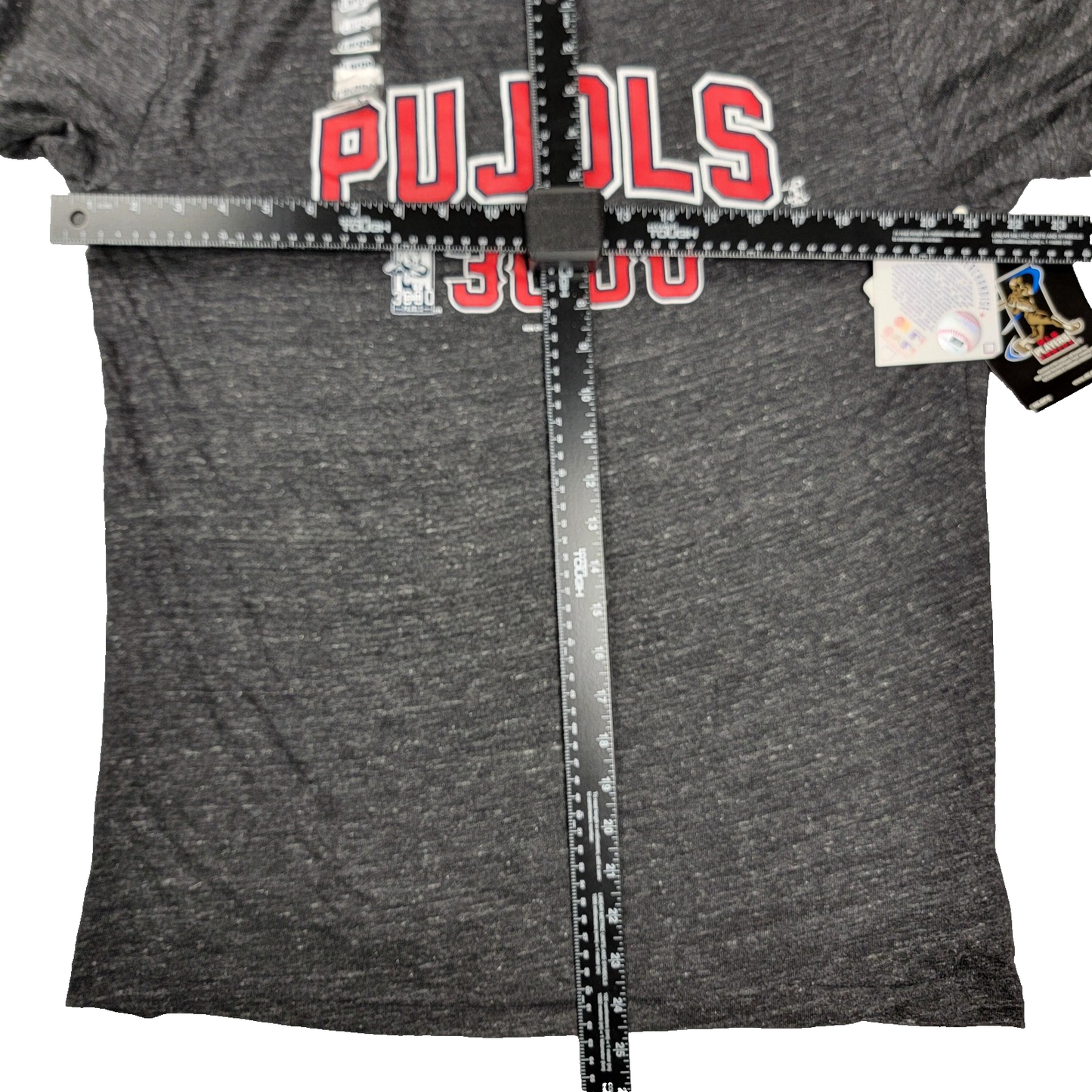 Los Angeles Angels Shirt Mens Large Gray MLB New Era Pujols 3000 Tee 1005063