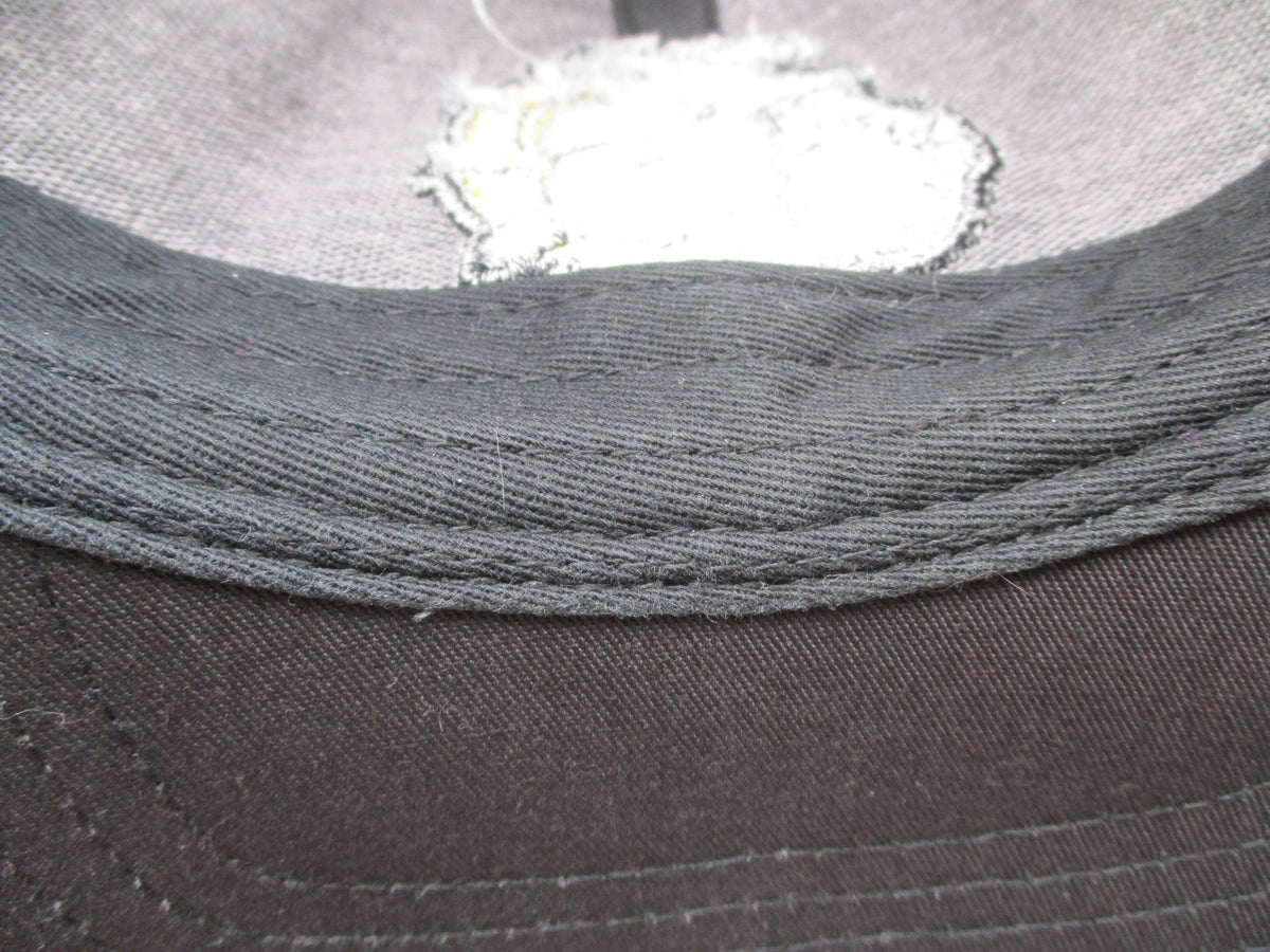 Richardson Hat Cap Snap Back Mens One Size Black Mesh Trucker Bulldog Logo 11210