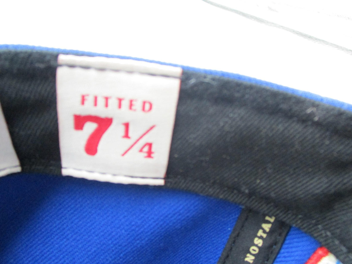 Atlanta Braves Hat Cap Fitted Mens 7 1/4 MLB Baseball Mitchell Ness Cooperstown16