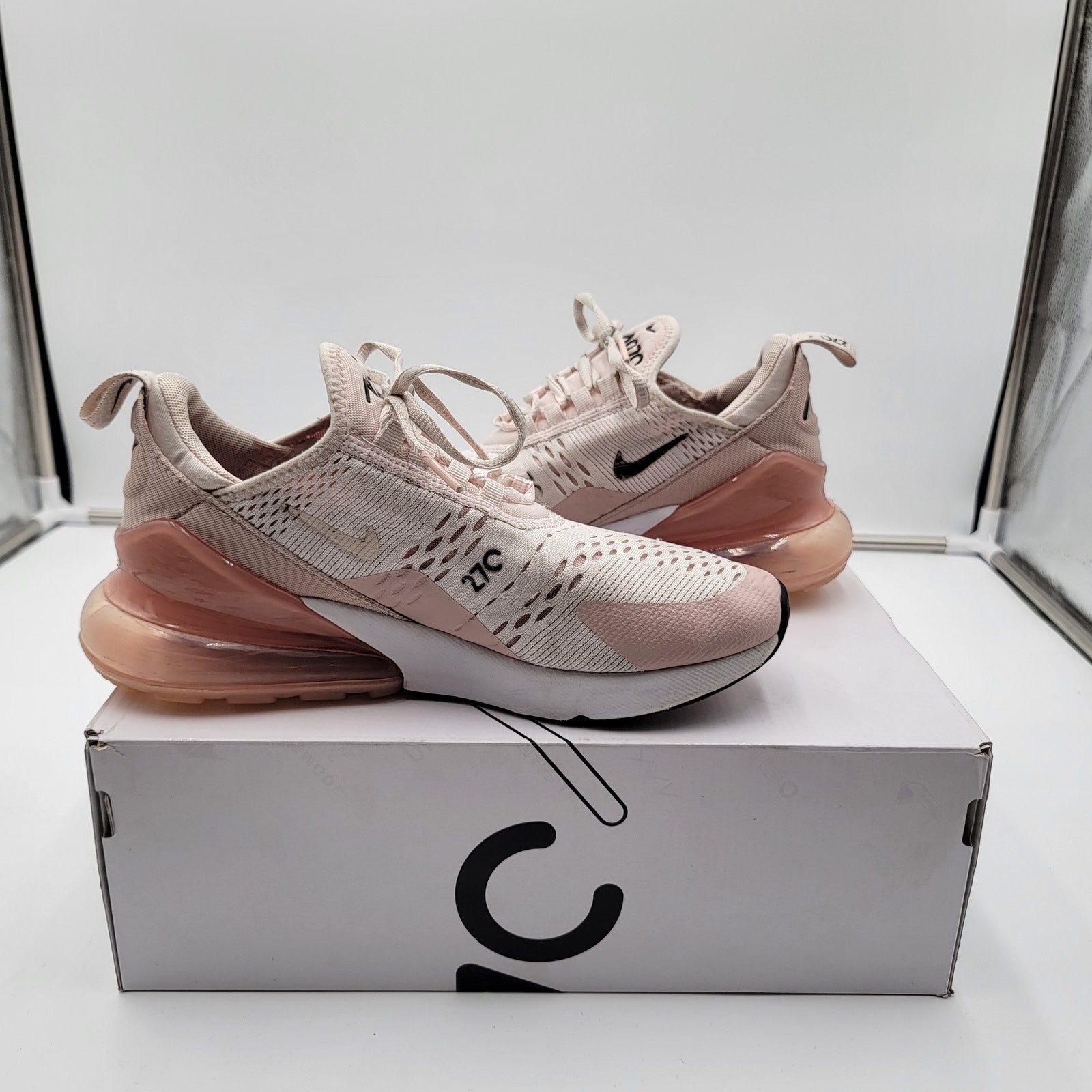 Nike Wmns Air Max 270 'Light Soft Pink' Sz 8W AH67896041