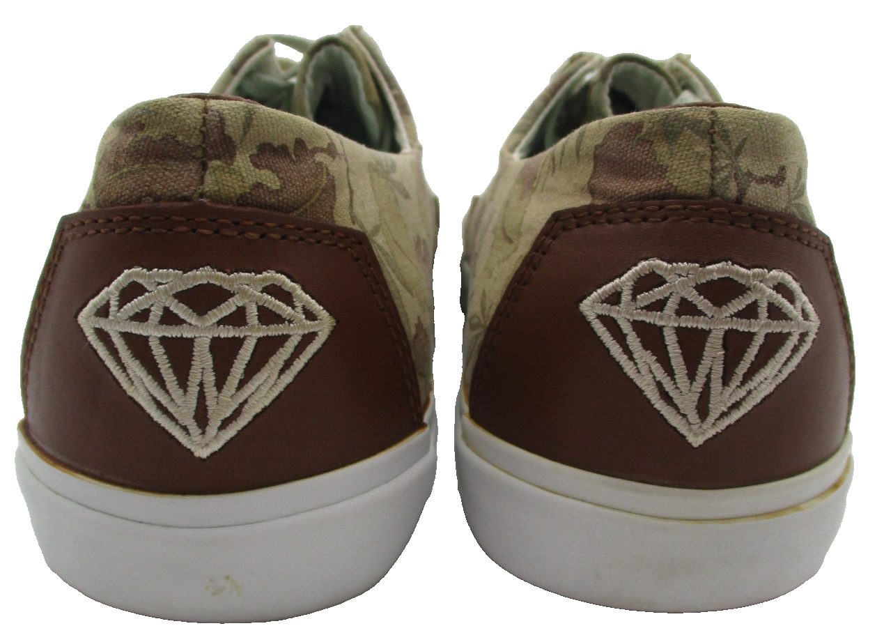 Diamond Supply Co Diamond Cuts Shoes Mens Size 9 Tan Camo C13F103 Sneakers 1Q85