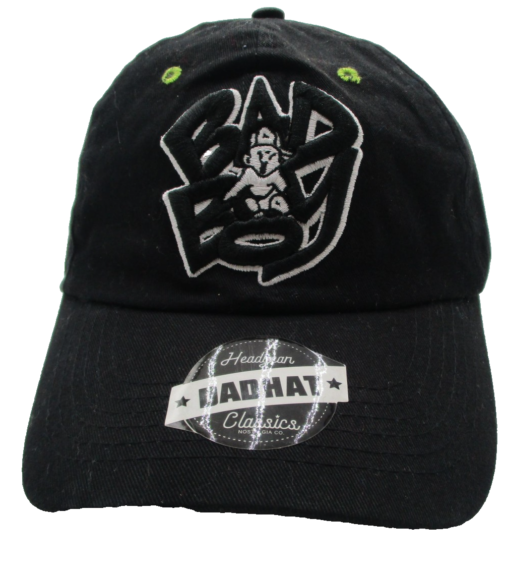 Bad Boy Records Cap Strap Back Mens One Size Black Dad Hat Headgear Classics0