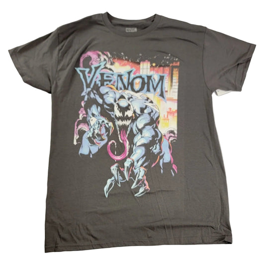 Marvel Venom Black Tshirt Mens Sz L0