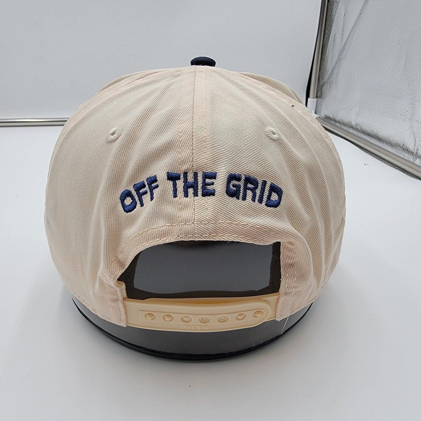DJ John Summit Off the Grid Otto Snapback Cap Beige/Blue New3