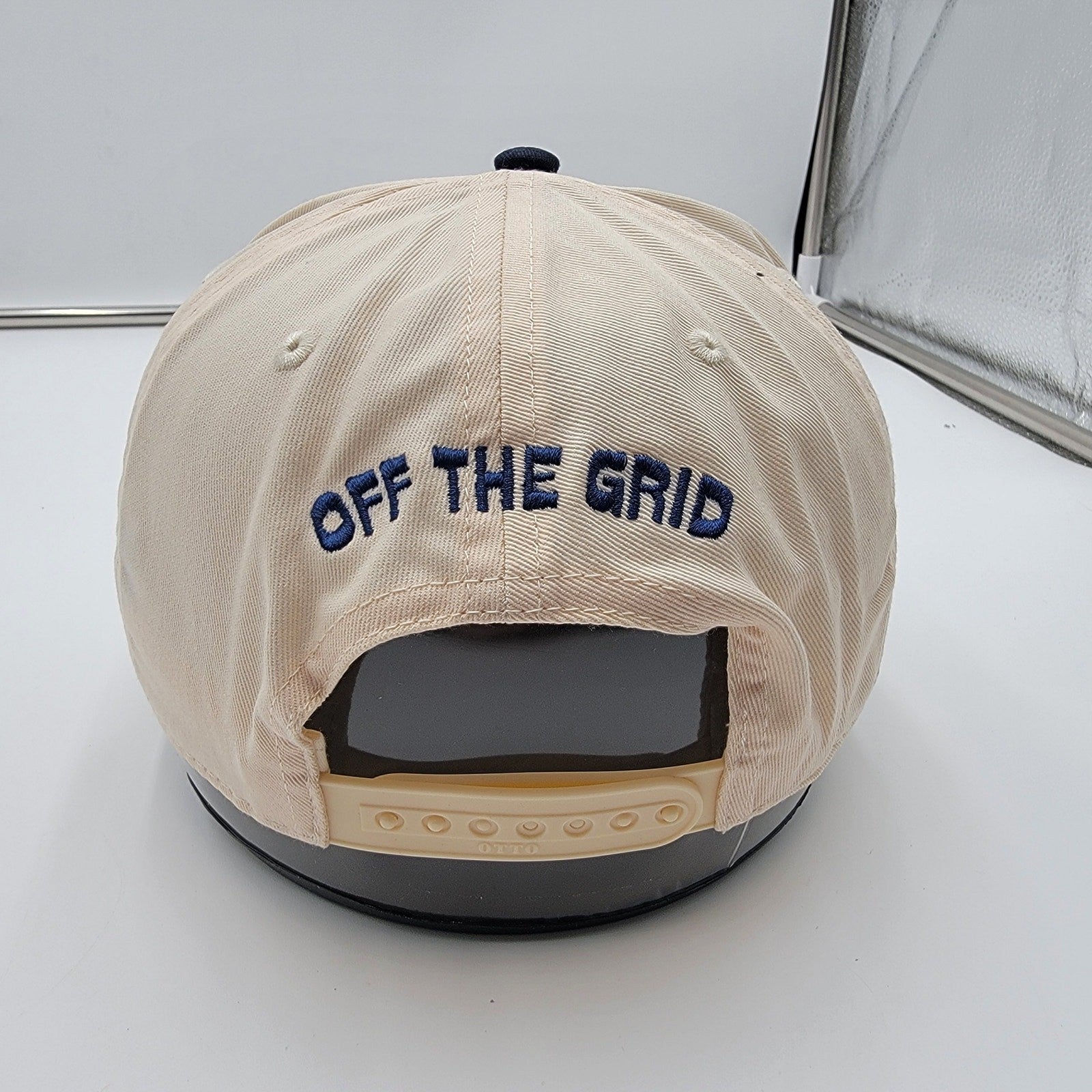 DJ John Summit Off the Grid Otto Snapback Cap Beige/Blue New3