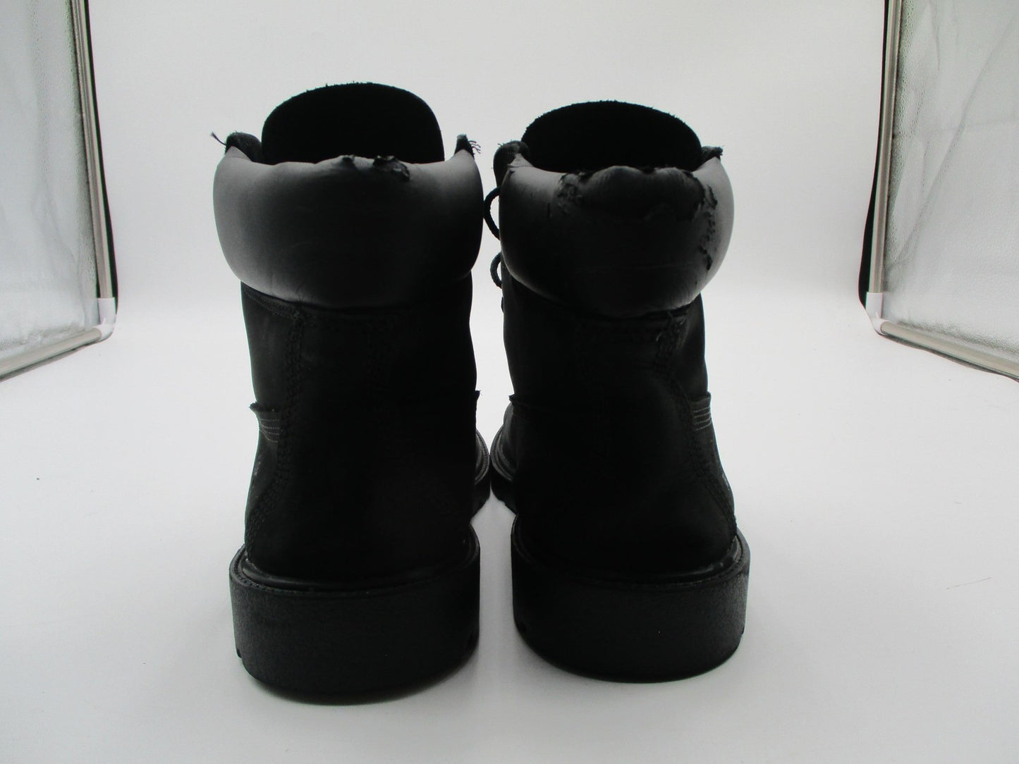 Timberland 10910 Junior Boots Youth Size 5.5M Black Waterproof Leather Combat8