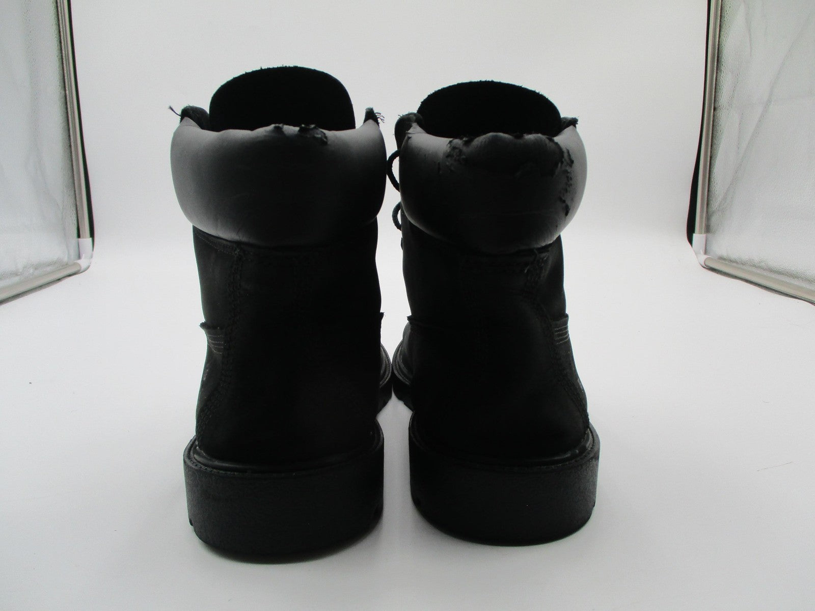Timberland 10910 Junior Boots Youth Size 5.5M Black Waterproof Leather Combat8