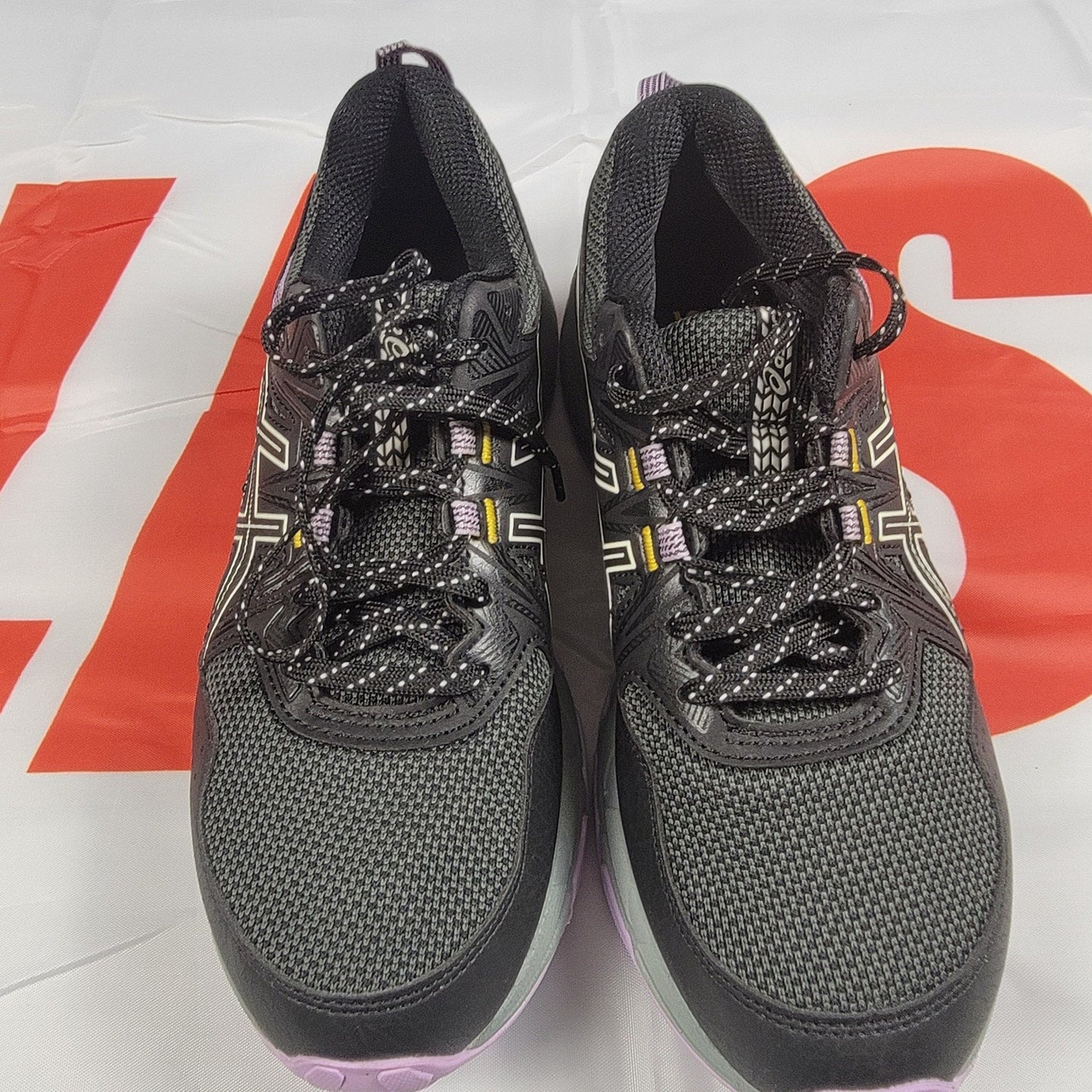 ASICS Wmns Gel Venture 8 Wide 'Black Ivory'  Sz 9 1012A706 002