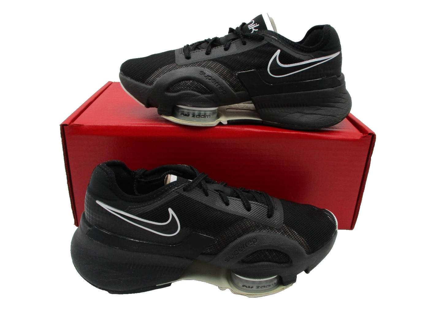 Nike Air Zoom SuperRep Sneaker Women's Size 7 Black Training Gym DA9492010 1C50