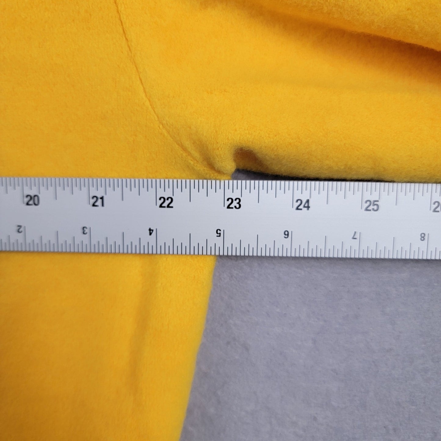 RawGear Oversized Pullover 1/3 Zip Fleece Jacket Yellow Sz M5