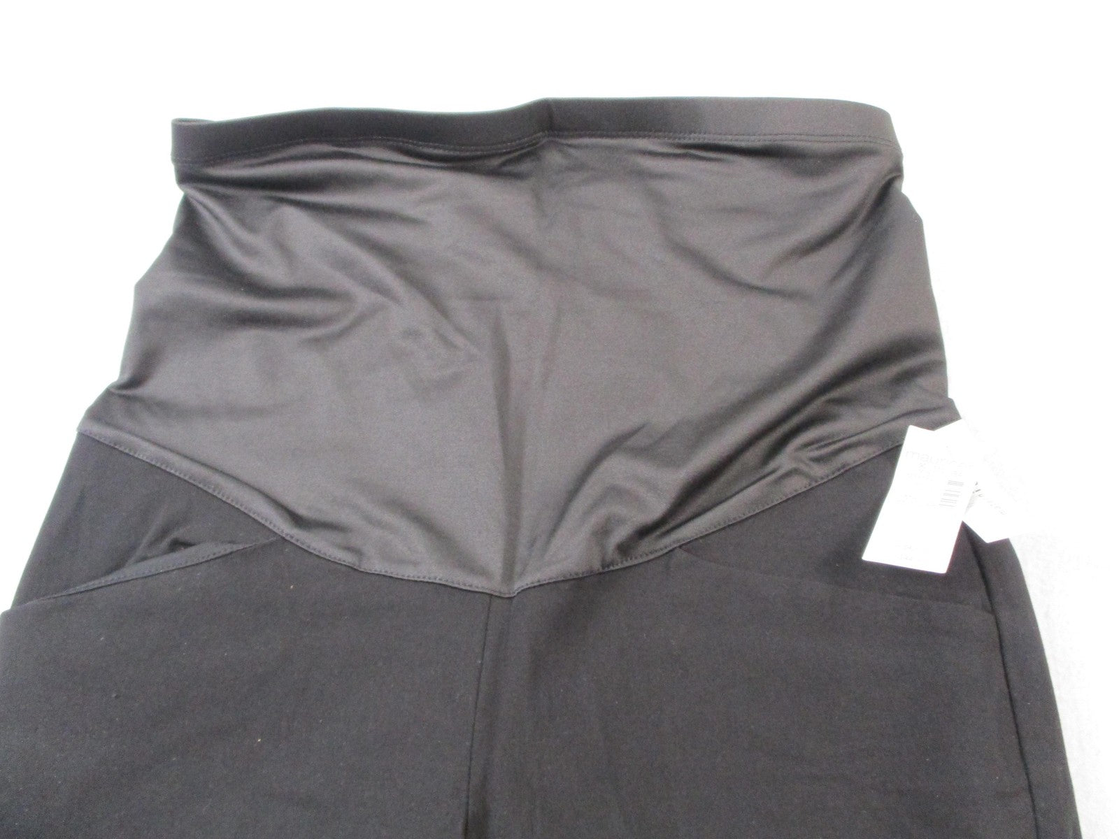 Maurices Maternity Dress Pants Womens Small Pull On Skinny Black Bengaline 14492