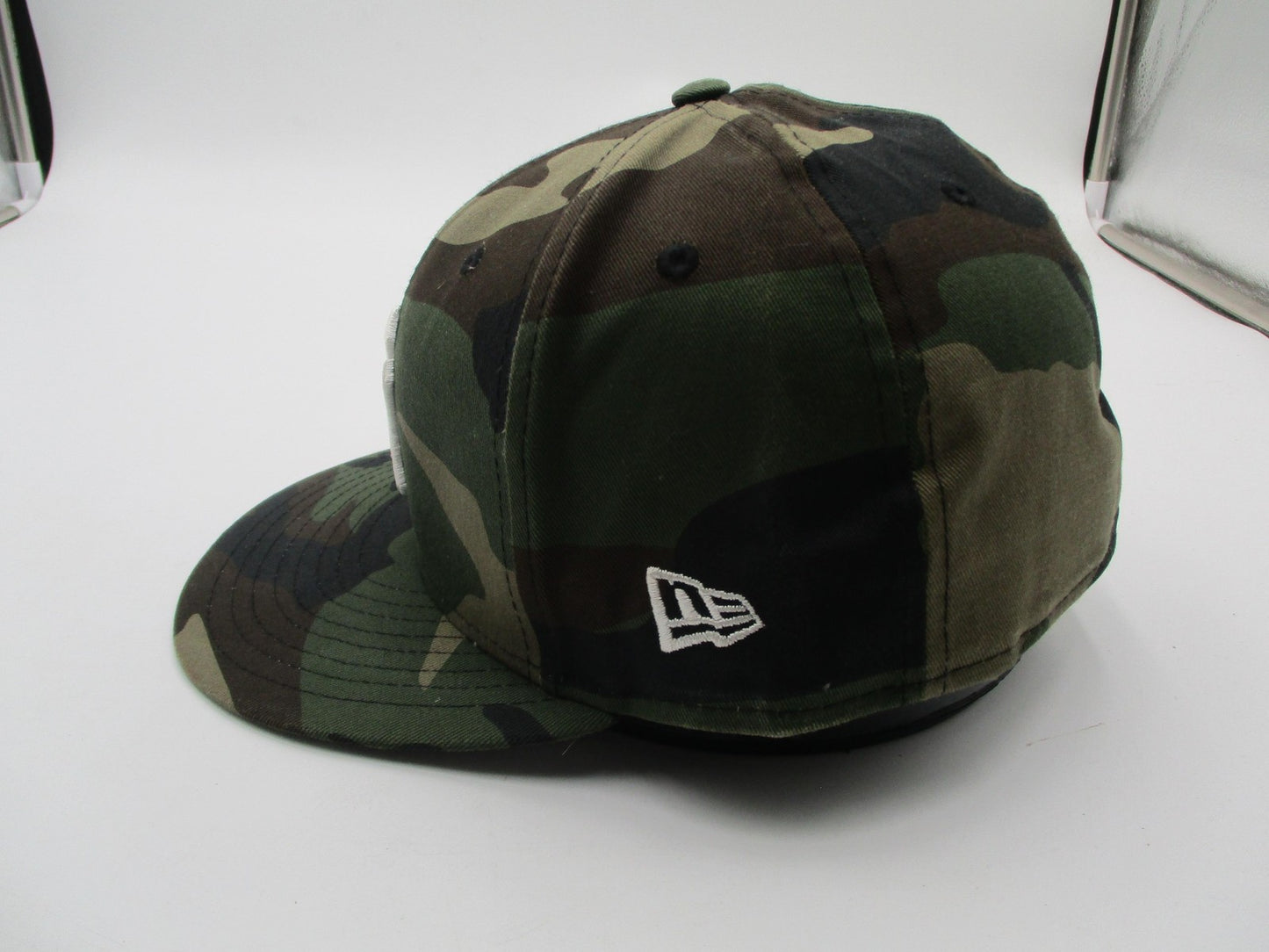 New York Yankees Hat Cap Fitted Mens 7 1/2 Camo MLB Baseball 59FIFTY New Era6