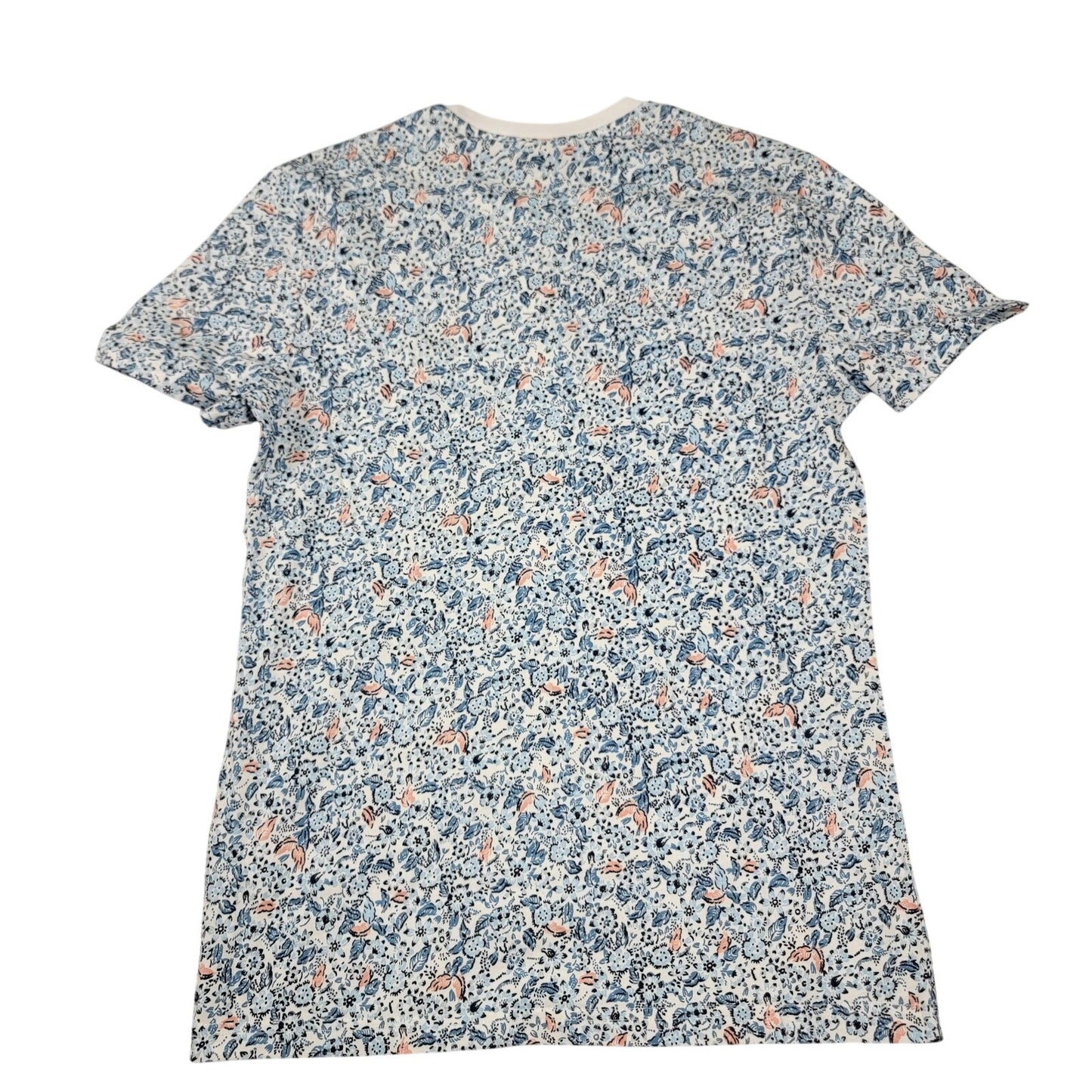Ben Sherman The Original Floral AllOver Print Tee Mens Small White NWT