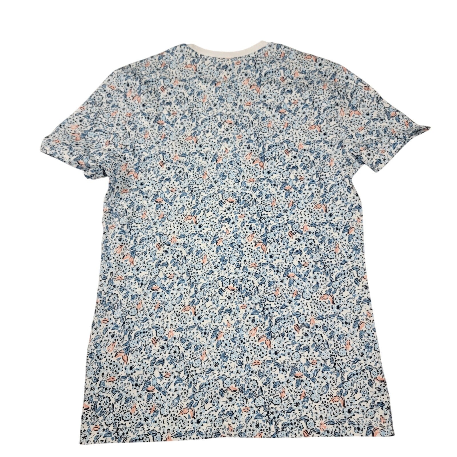 Ben Sherman The Original Floral AllOver Print Tee Mens Small White NWT