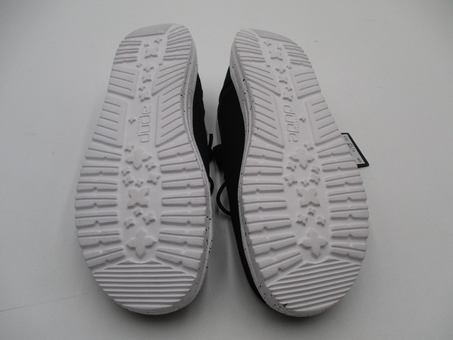 Hey Dude Wendy Basic Shoes Womens Size 6 Black Odyssey Slip On Speckled Sole7
