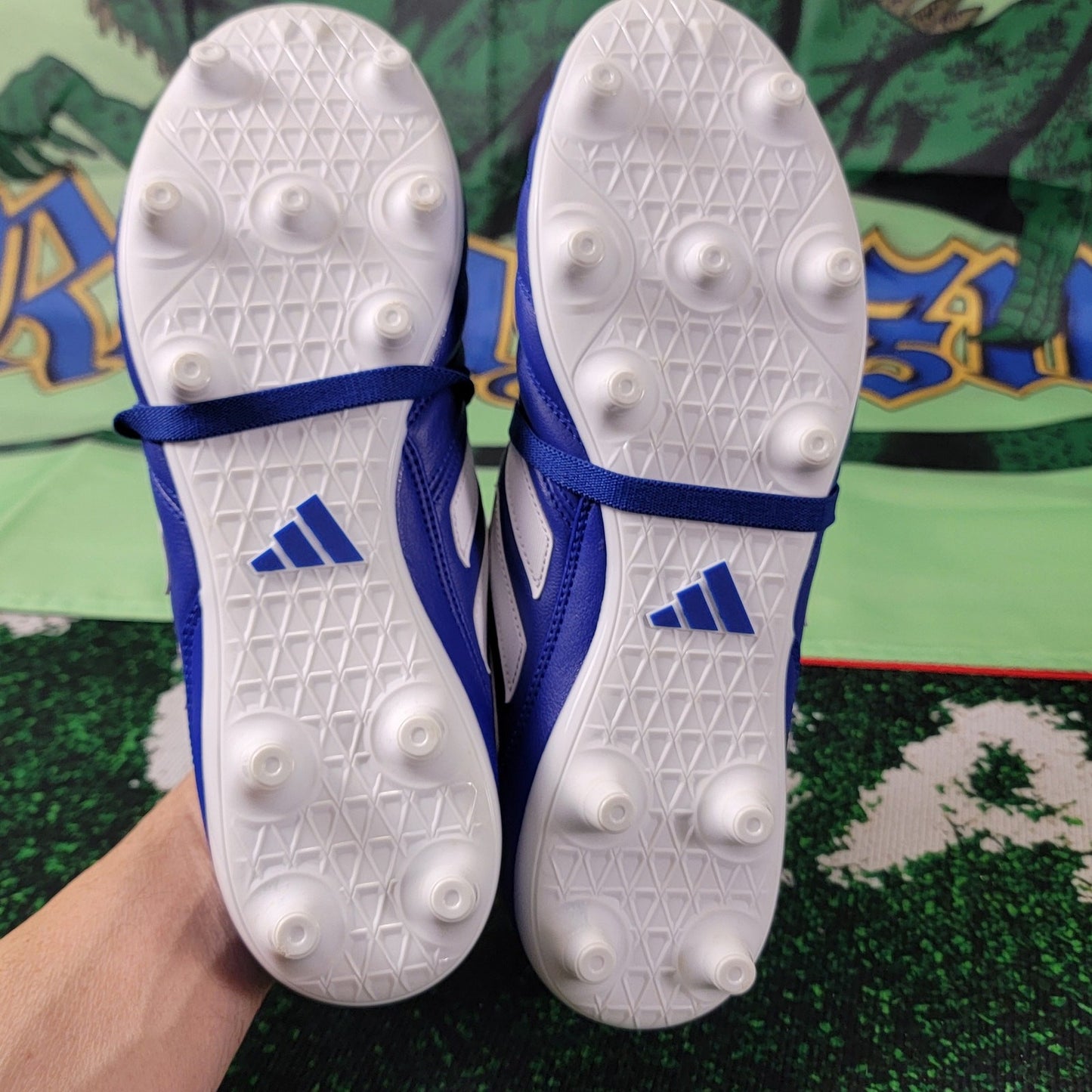 Adidas Copa Gloro FG Soccer Cleats Blue/White Mens Sz 11.5 HP29384