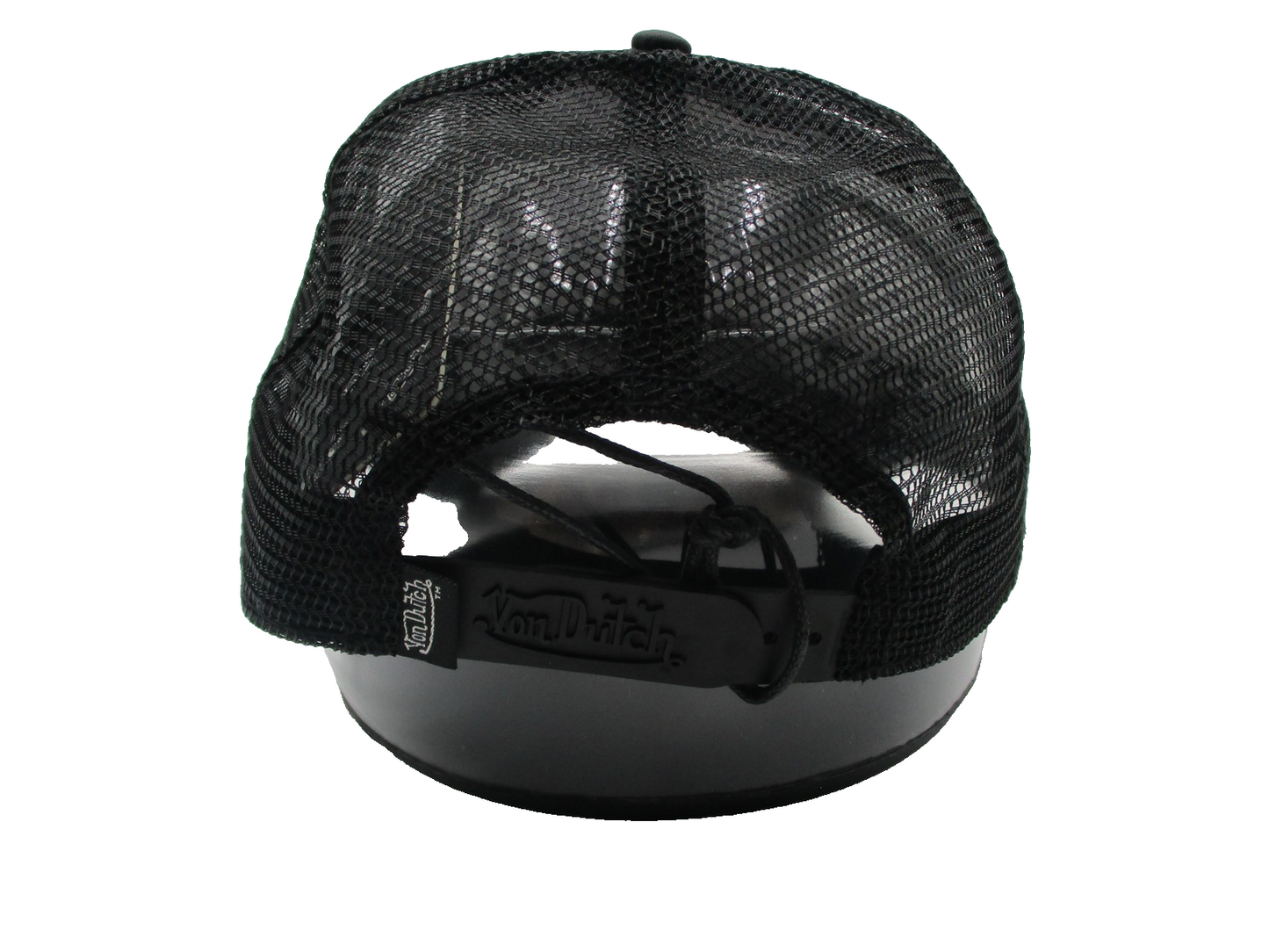 Von Dutch Hat Cap Snap Back One Size Black Pink Studded Trucker Mesh Mens3