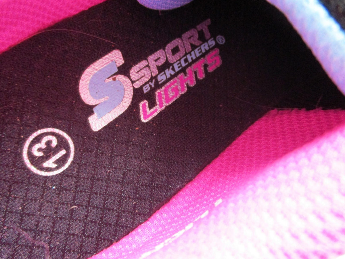 S Sport By Skechers Lights Shoes Kids Size 13 Multicolor Low Top LED Sneakers9