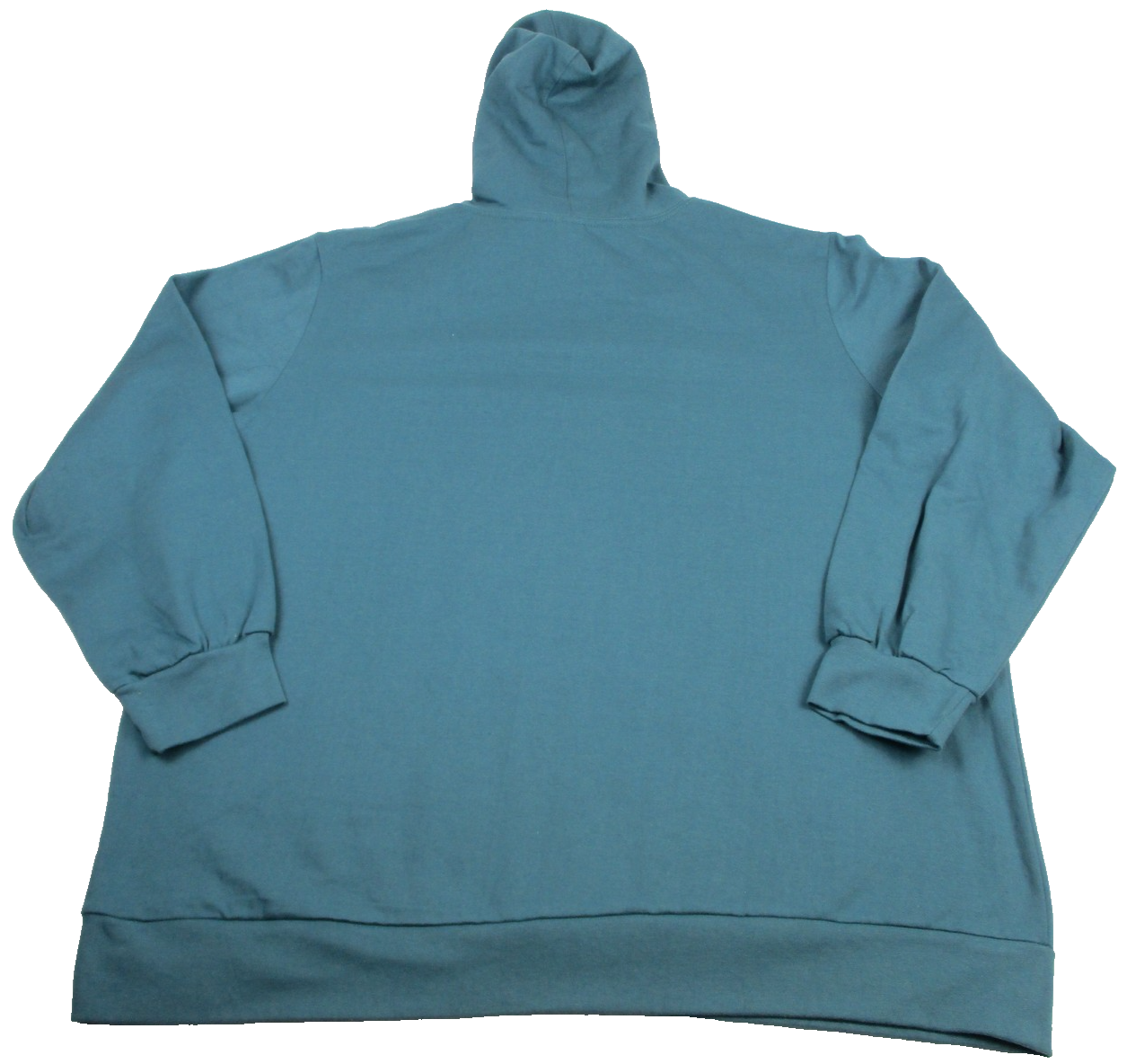 NASA Hoodie Mens 3XL Blue Rainbow Globe Logo Graphic Pullover Fleece Space 13321