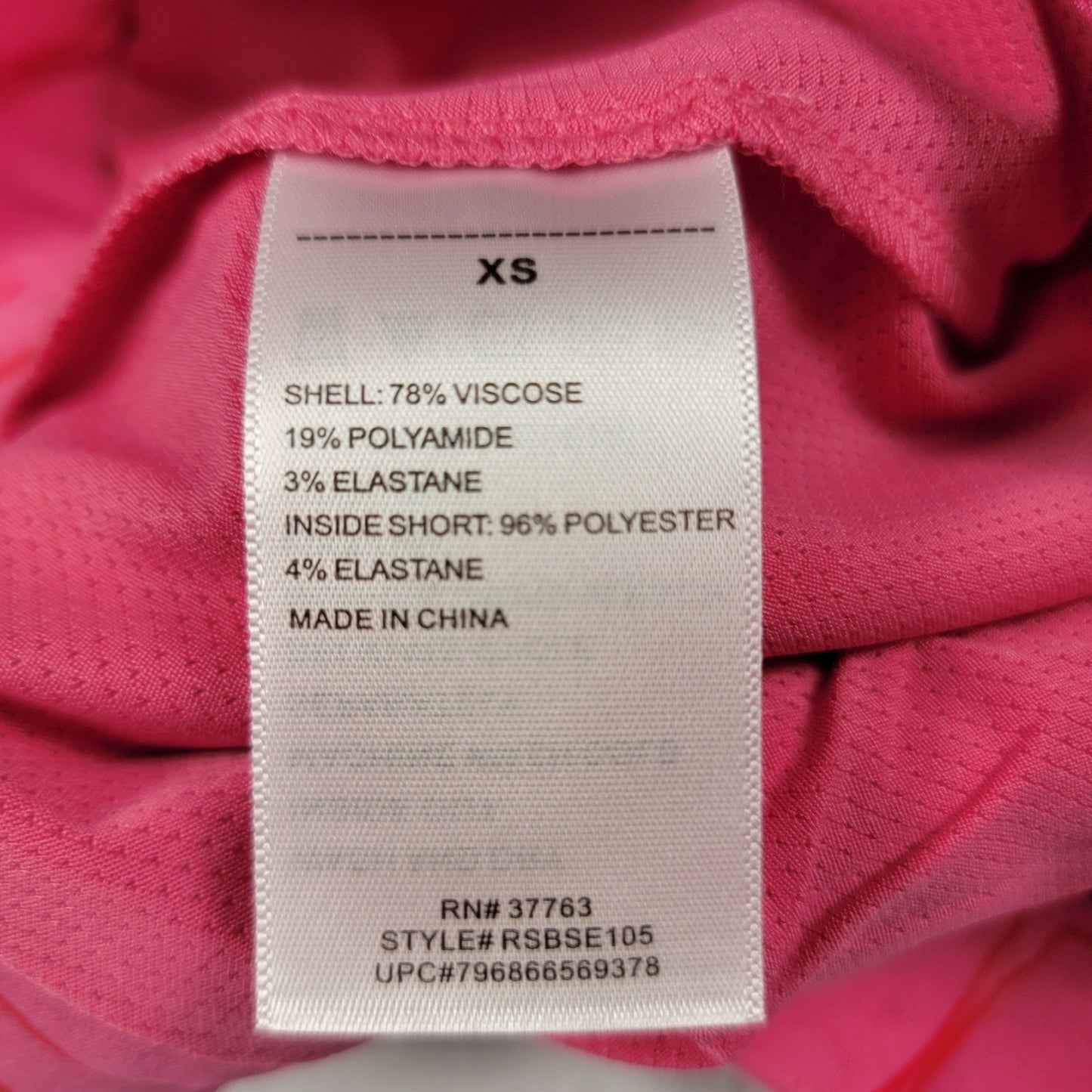 Rafaella Pink Red Leaf Print Skort Women’s XSmall NWT Stretch Performance