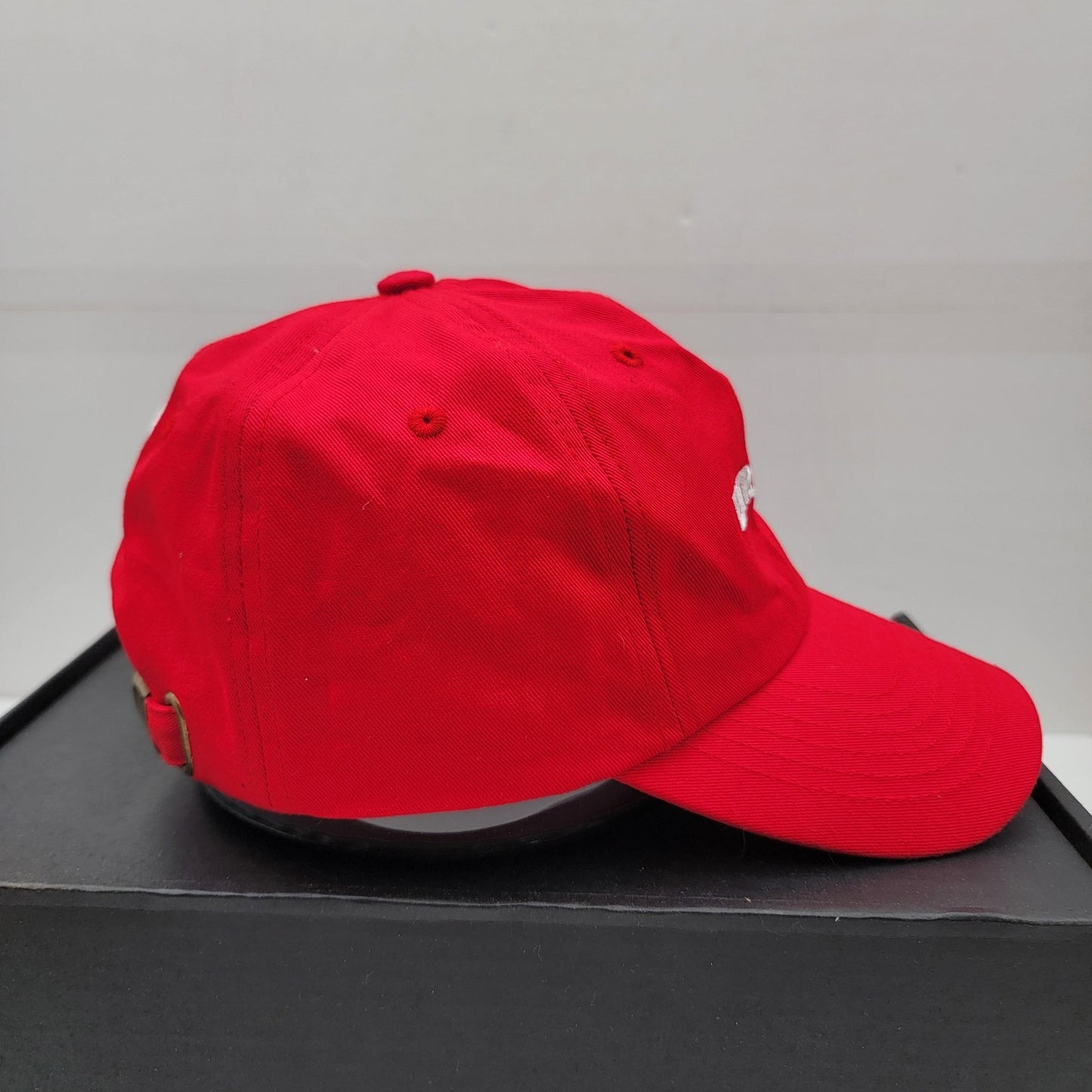 Extra Sauce Hat Cap Strap Back Red Embroidered Fast Food Promo Mens Adjustable3