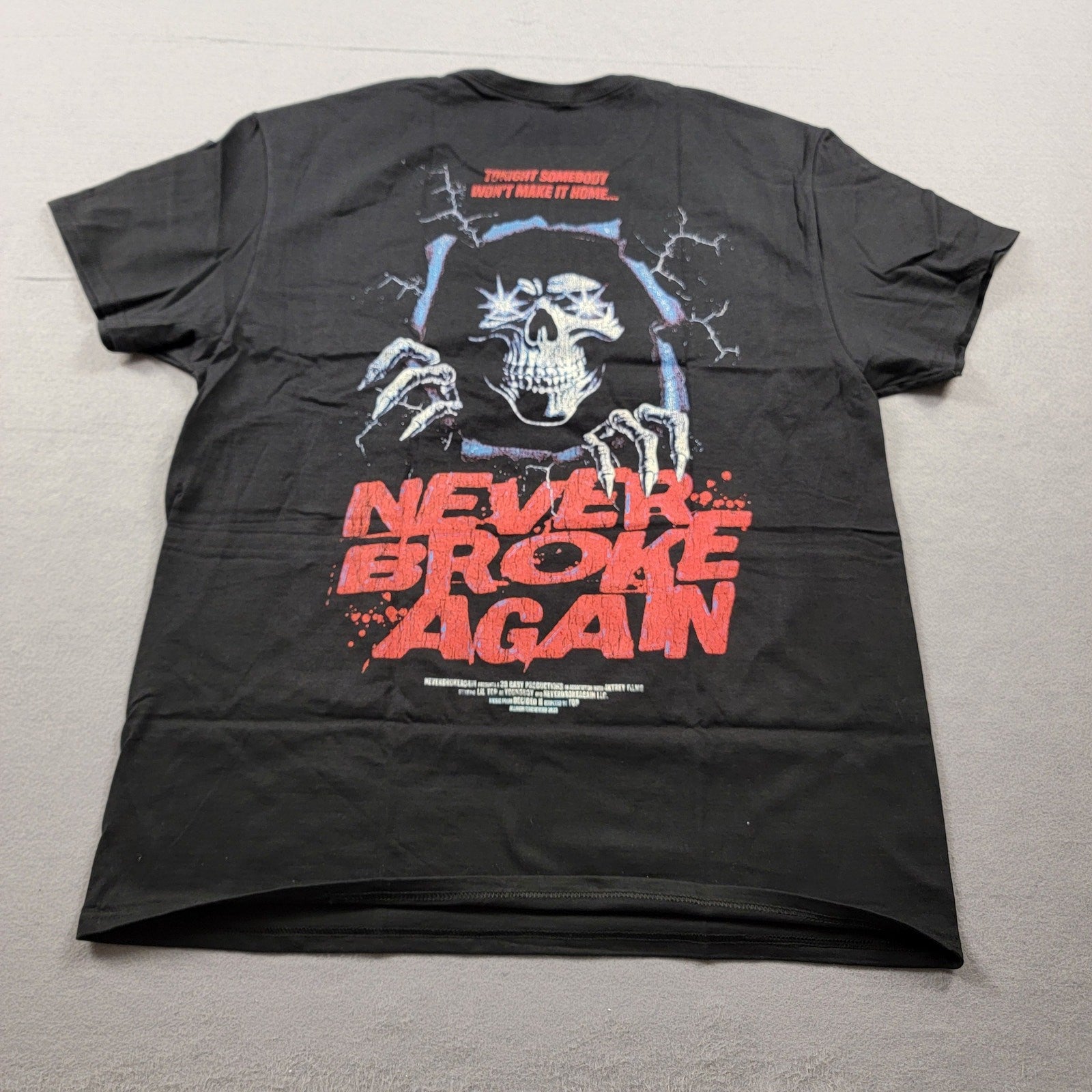 Young Boy Never Broke Again Won't Make it Home Tee Black Sz 3XL1