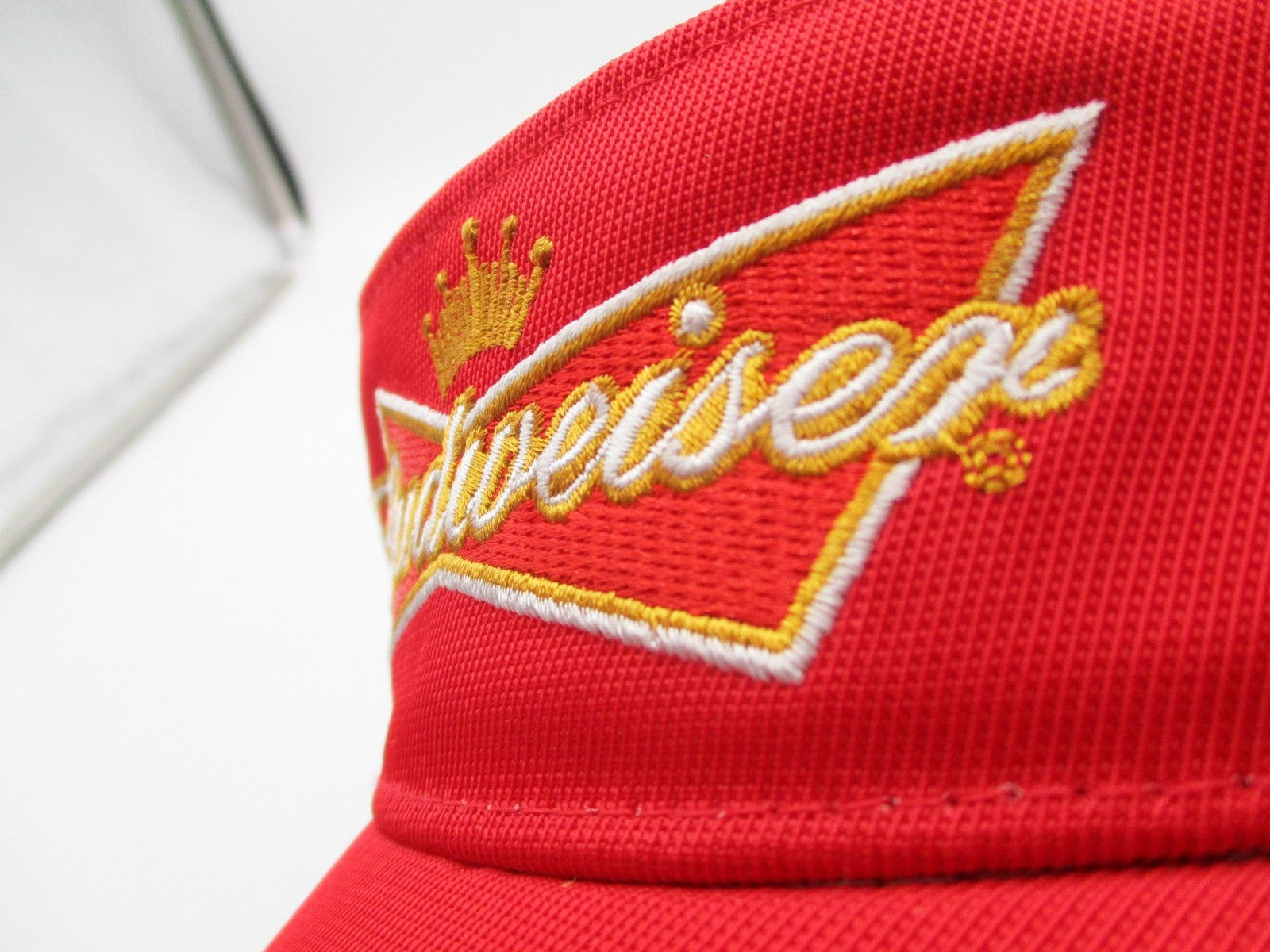 Kevin Harvick Budweiser Hat Cap Visor One Size Red NASCAR Auto Racing Mens Chase4
