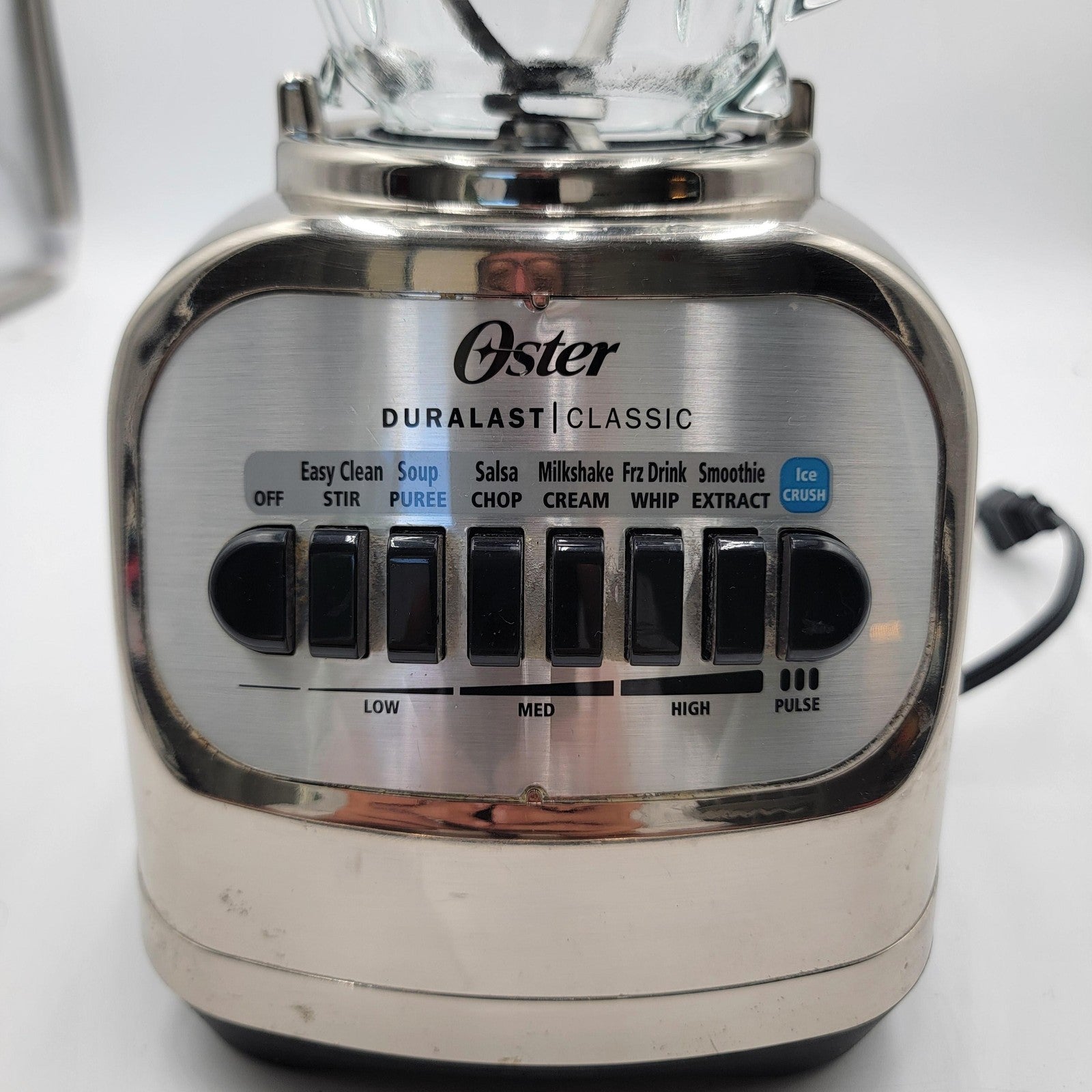 Oster Duralast Classic Glass Jar Blender BLSTCG Ice Crush 8 Speed FOR PARTS ONLY4